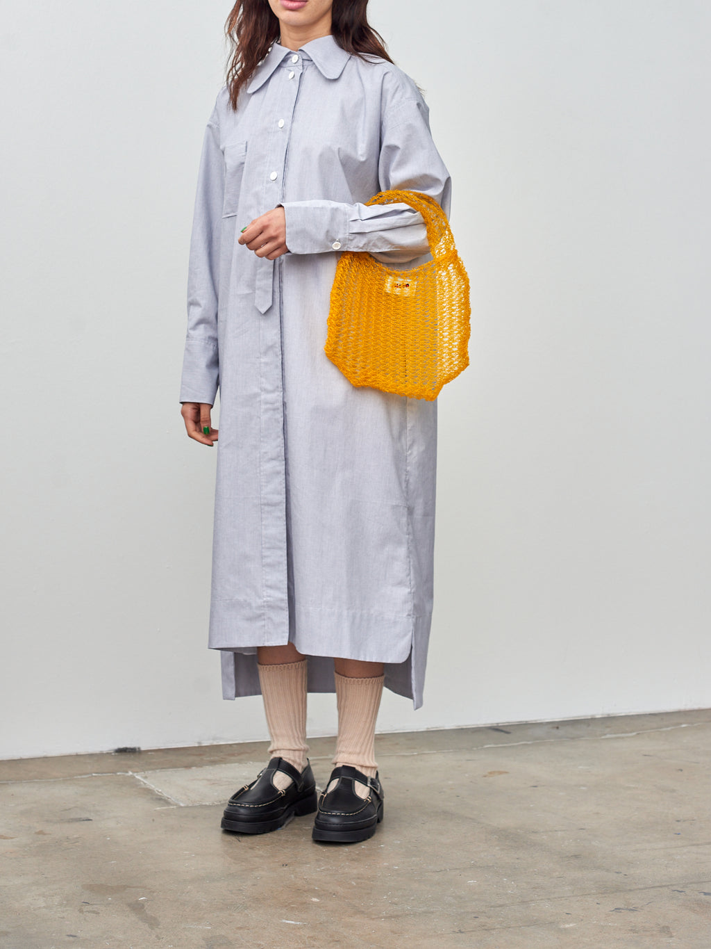 Namu Shop - Bielo Mesh Handbag - Yellow Orange