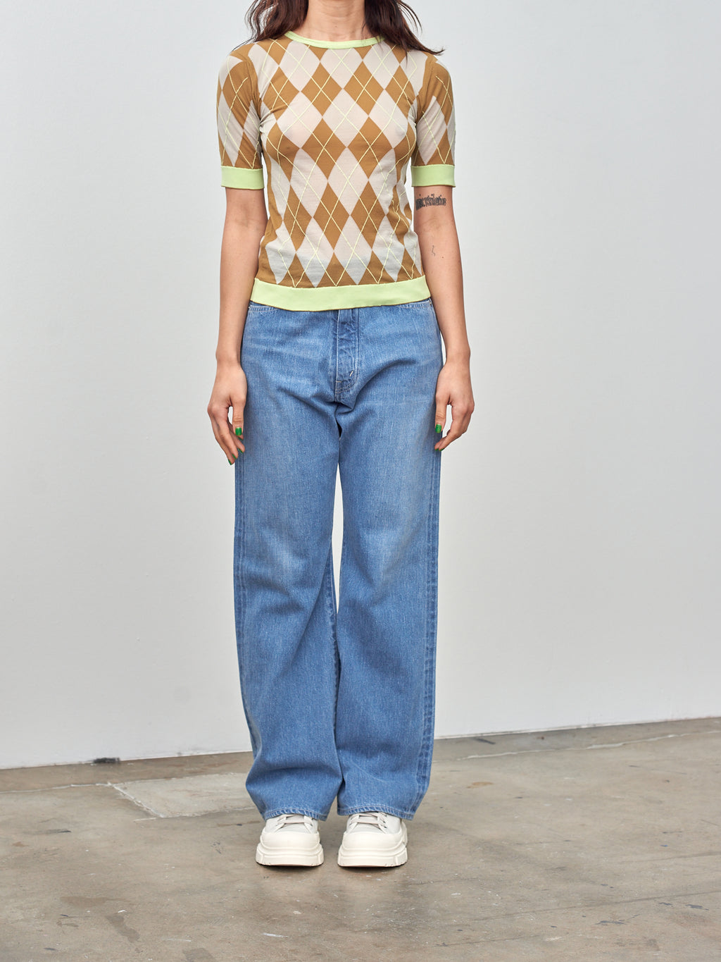 Namu Shop - Bielo Jes T-Shirt - Lime