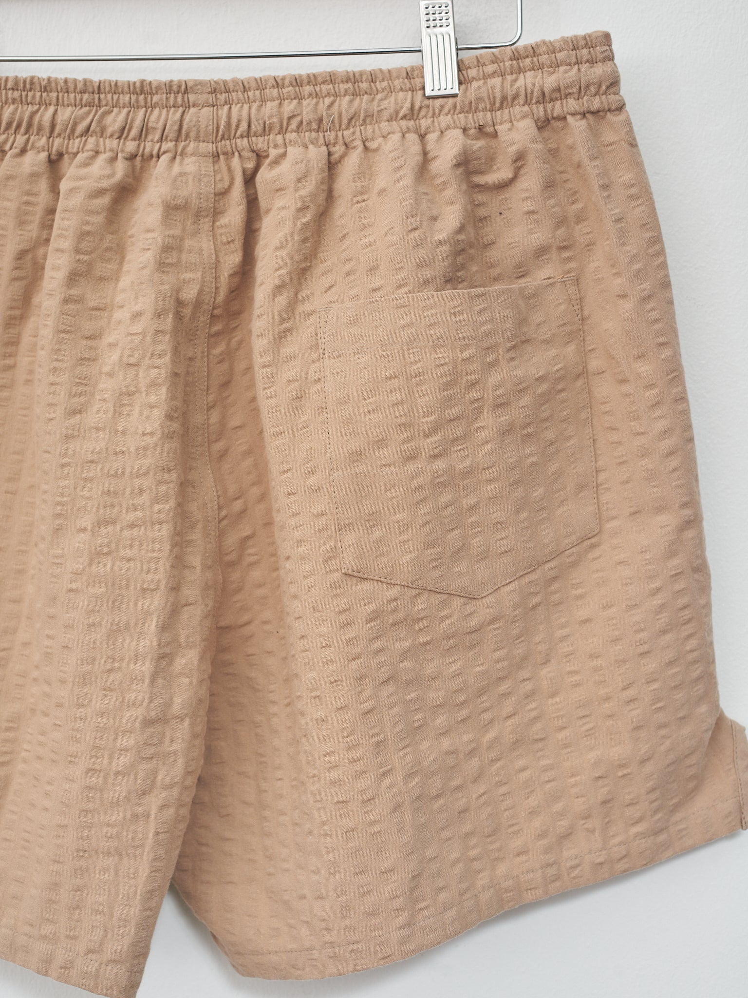 Namu Shop - S.K. Manor Hill MT Short - Tan Puckered Cotton
