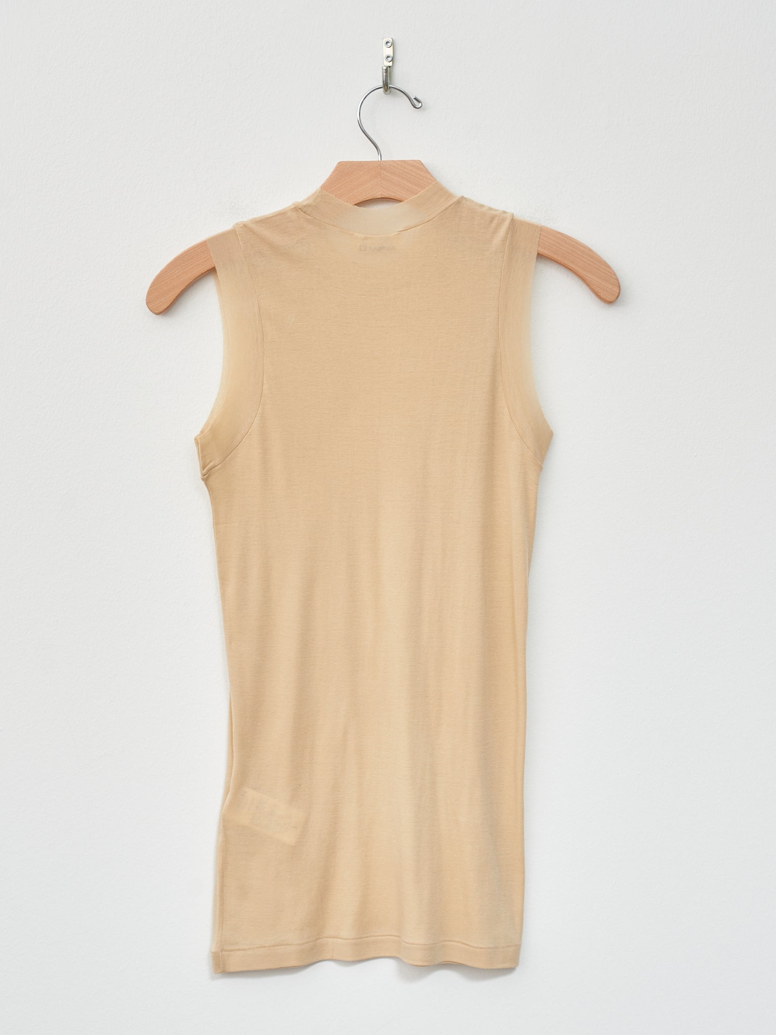 Namu Shop - Auralee Super High Gauge Sheer Rib Tank - Light Beige
