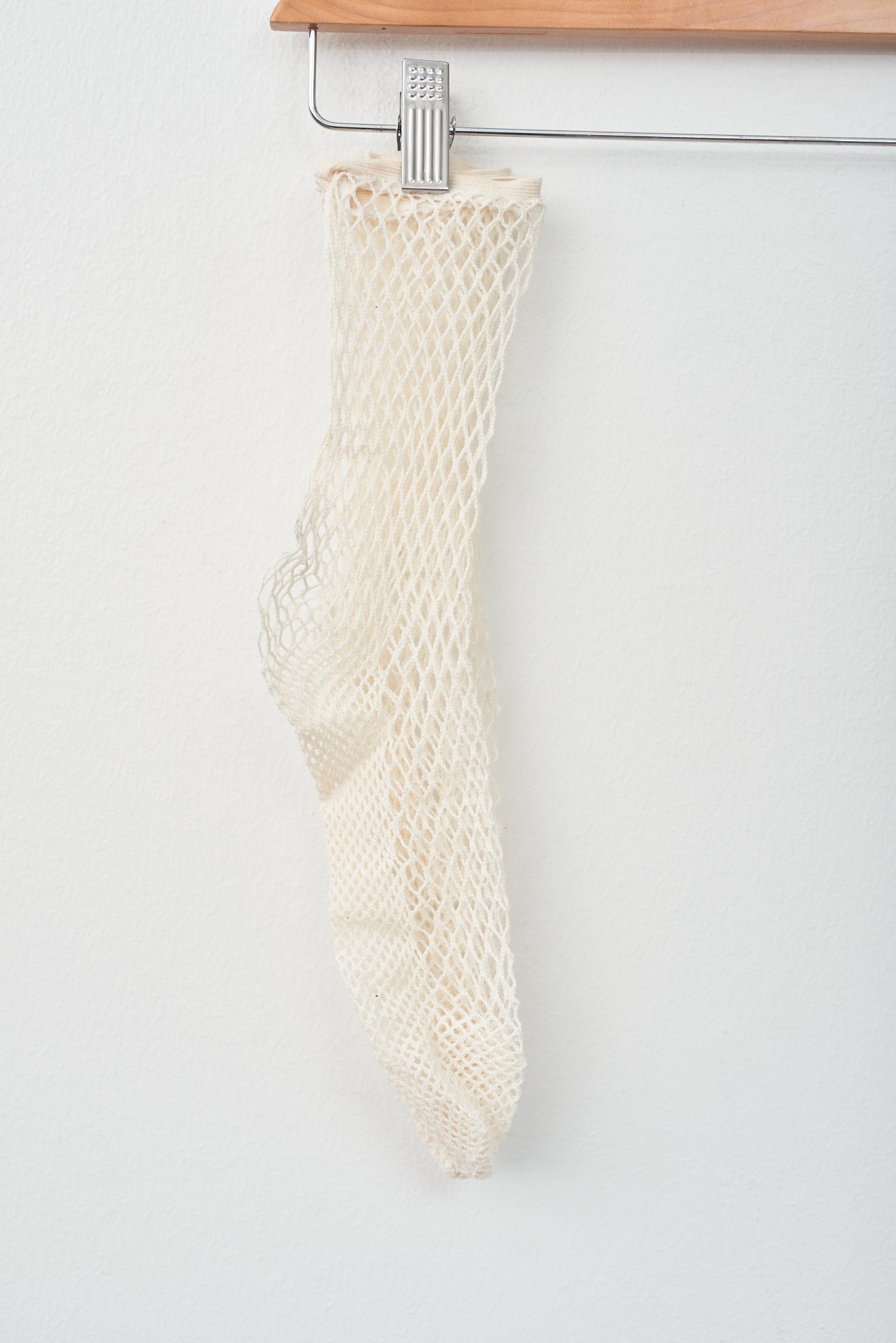 Namu Shop - Babaco Fishnet Socks - Blue, Ivory