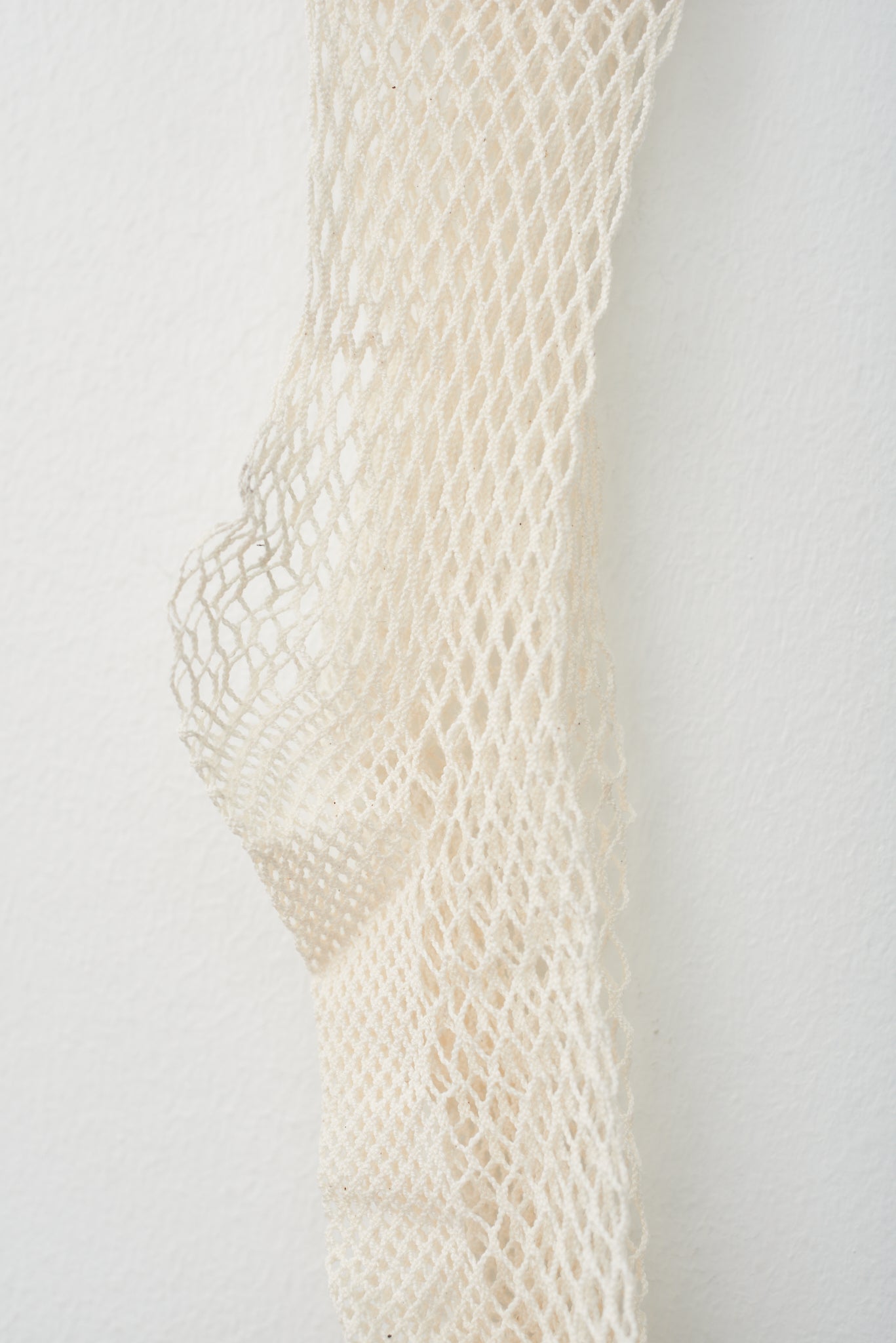 Namu Shop - Babaco Fishnet Socks - Blue, Ivory