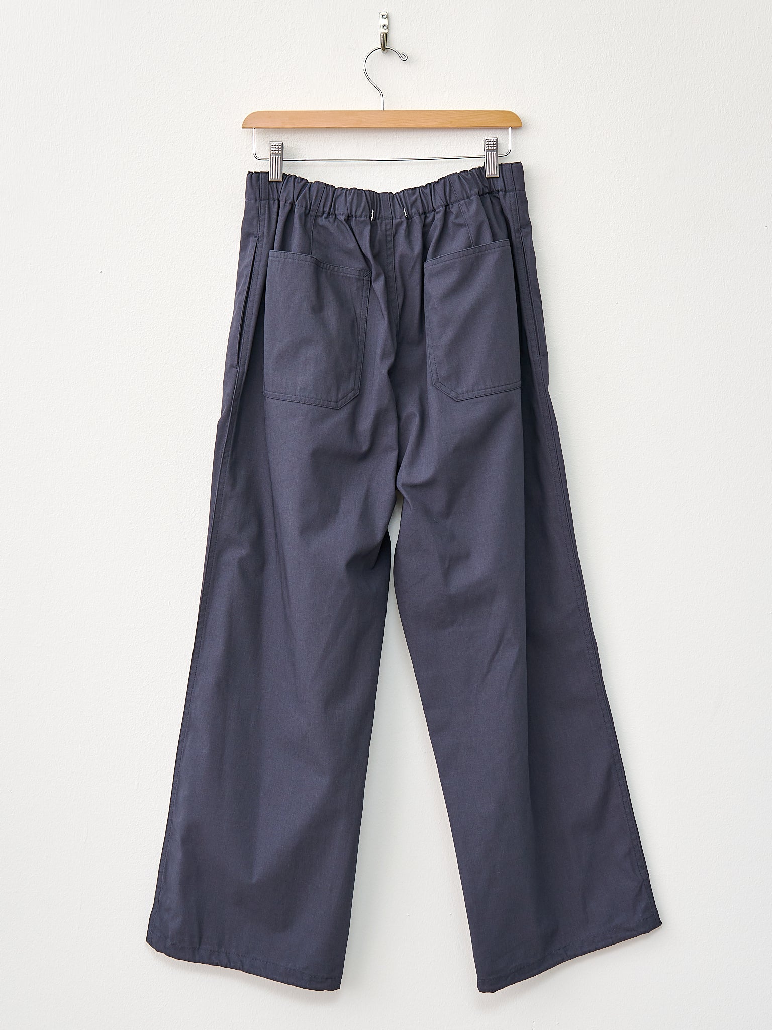 Namu Shop - Y Organic Cotton/Recycle Polyester Twill Easy Trouser - Navy (restocked)