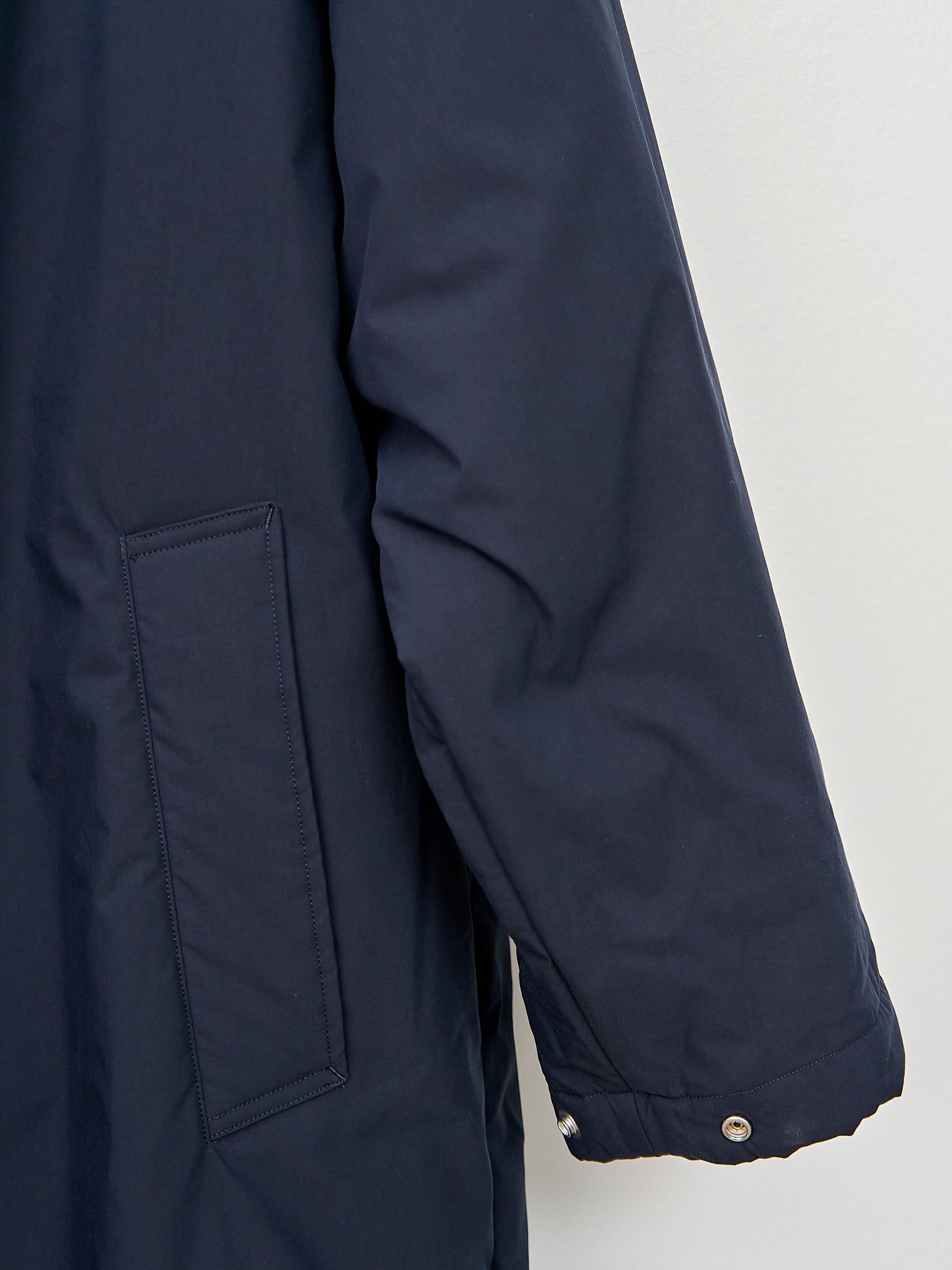 Namu Shop - Y Organic Cotton/Polyester Padded Coat - Navy