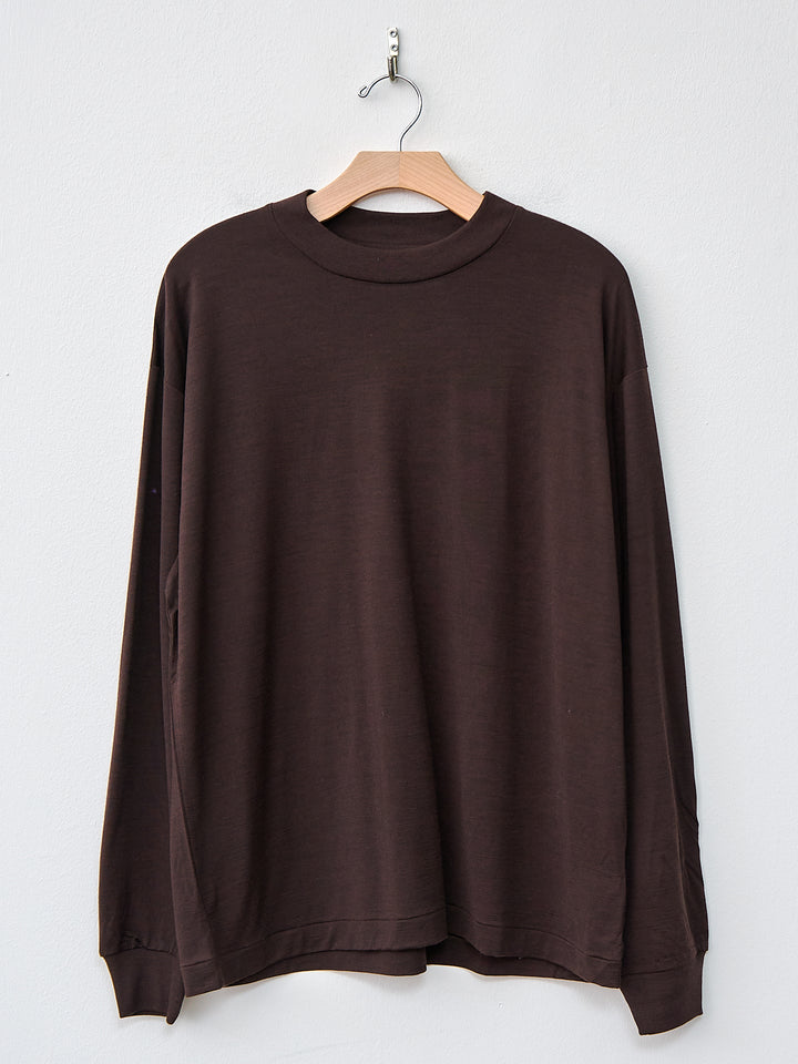 Namu Shop - Kaptain Sunshine Super Soft Merino Tenjiku L/S Tee - Brown