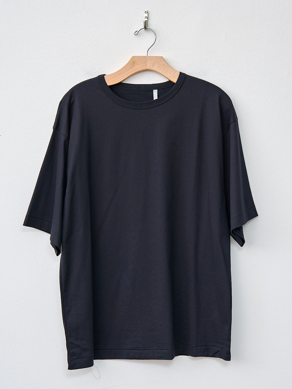Namu Shop - Kaptain Sunshine Suvin Suede Tenjiku Half Sleeve Tee - Navy
