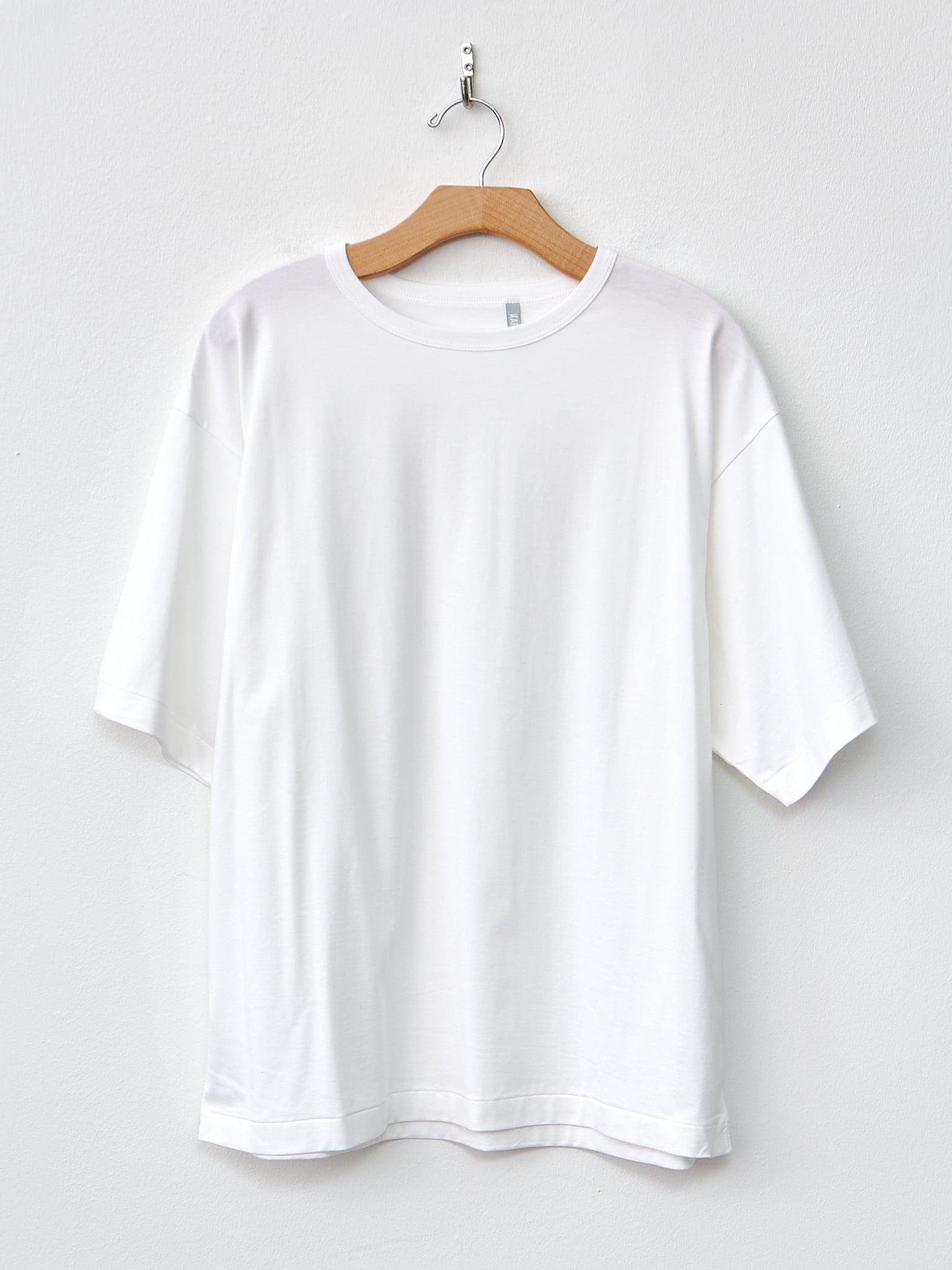 Namu Shop - Kaptain Sunshine Suvin Suede Tenjiku Half Sleeve Tee - White