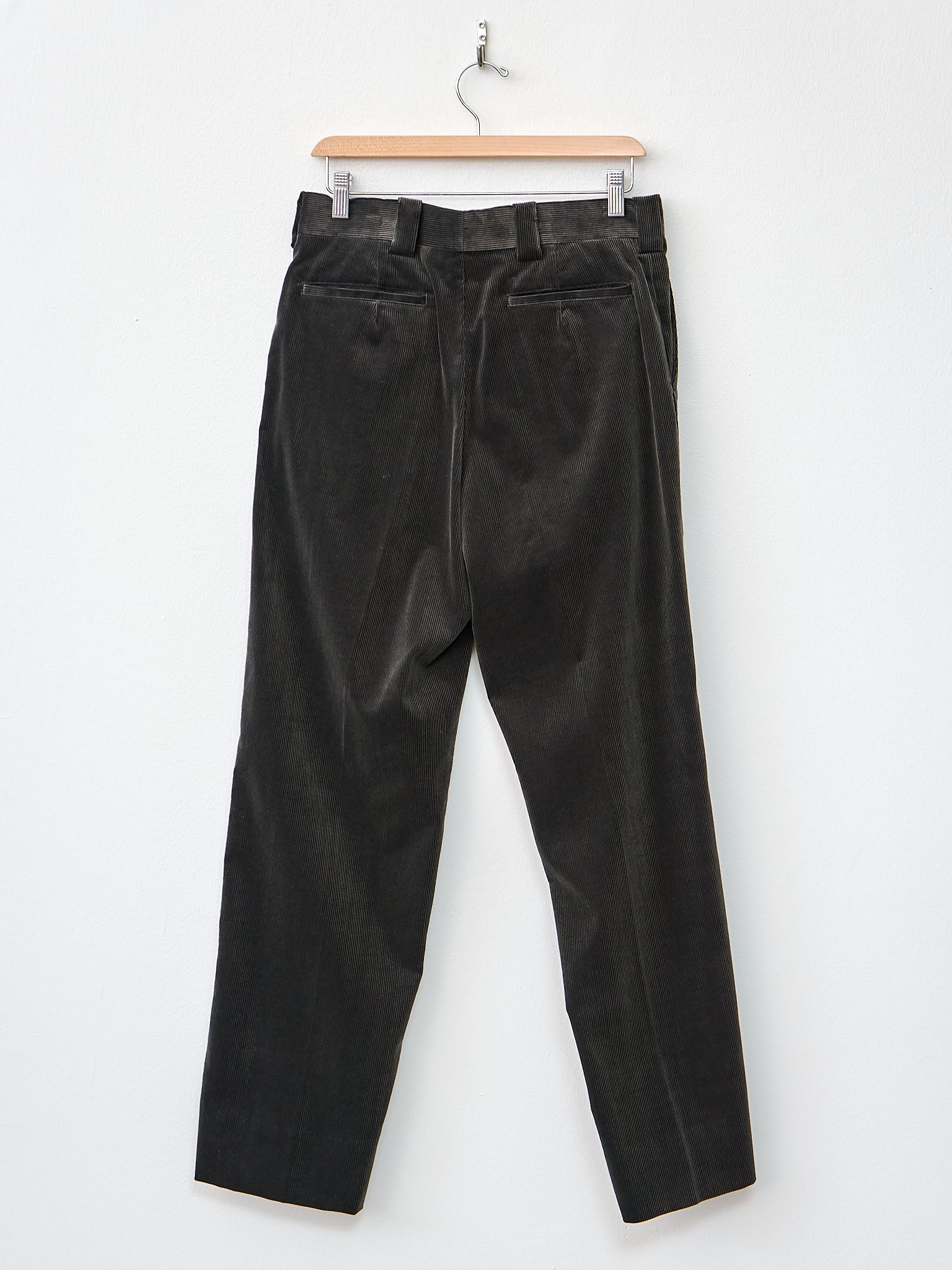 Namu Shop - Kaptain Sunshine D Slacks - Charcoal Corduroy