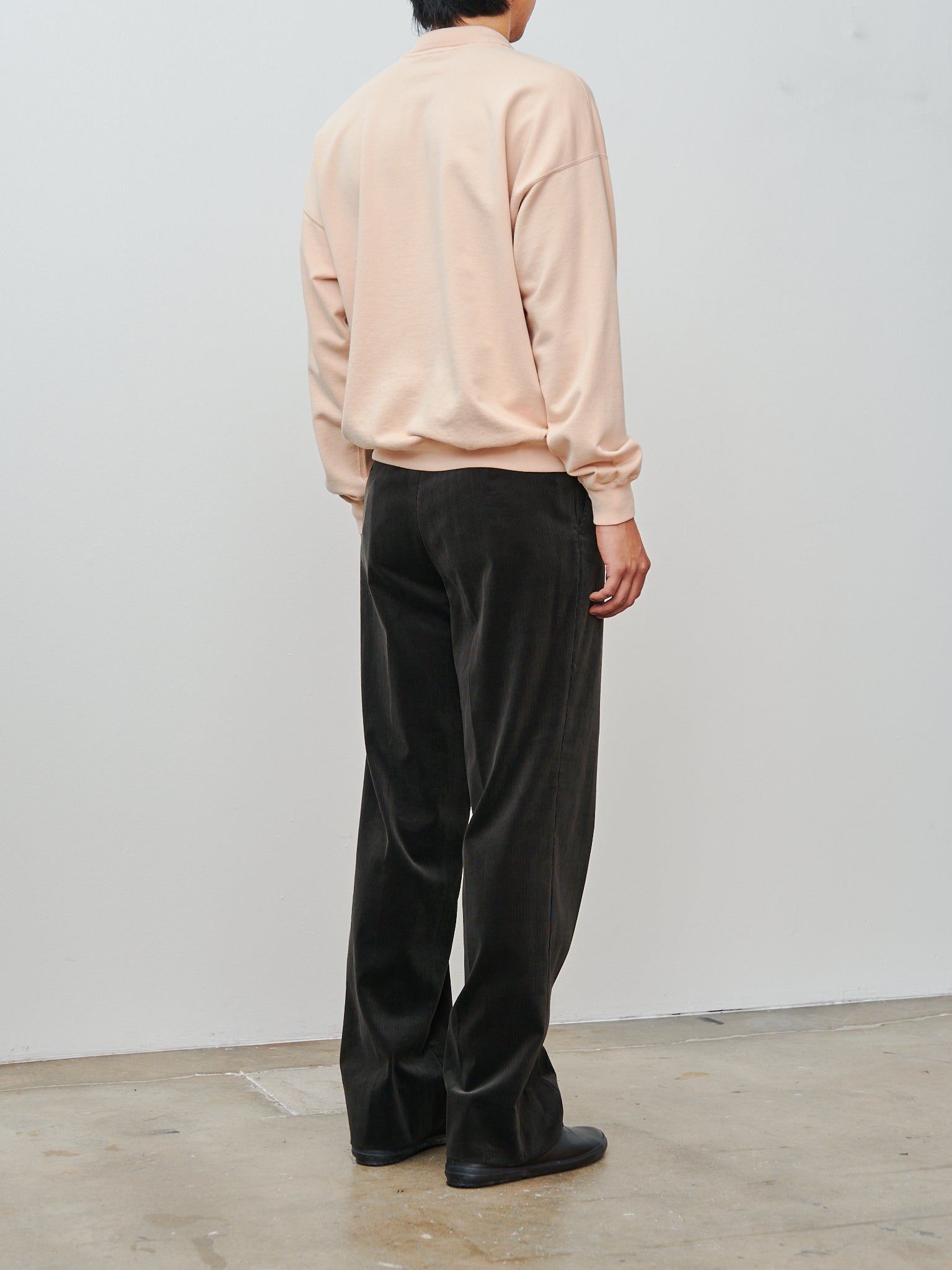 Namu Shop - Kaptain Sunshine D Slacks - Charcoal Corduroy