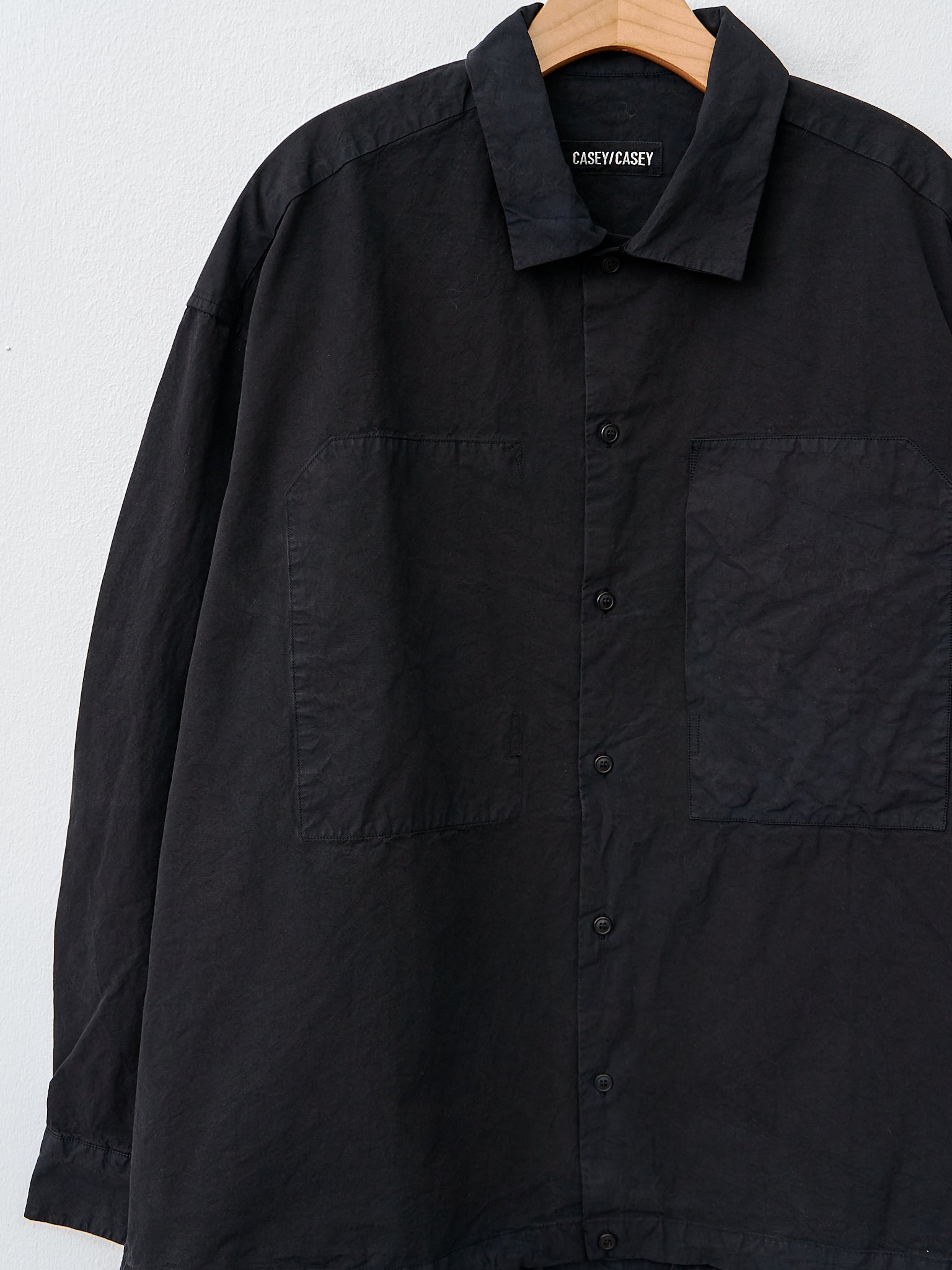 Namu Shop - Casey Casey Mili Volume Shirt - Black