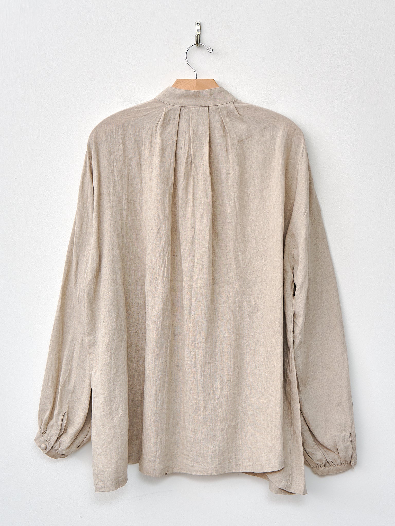 Namu Shop - Ichi Antiquites French Linen Shirt - Natural