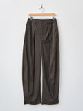 Namu Shop - Lemaire Curved Volume Pants - Dark Coffee