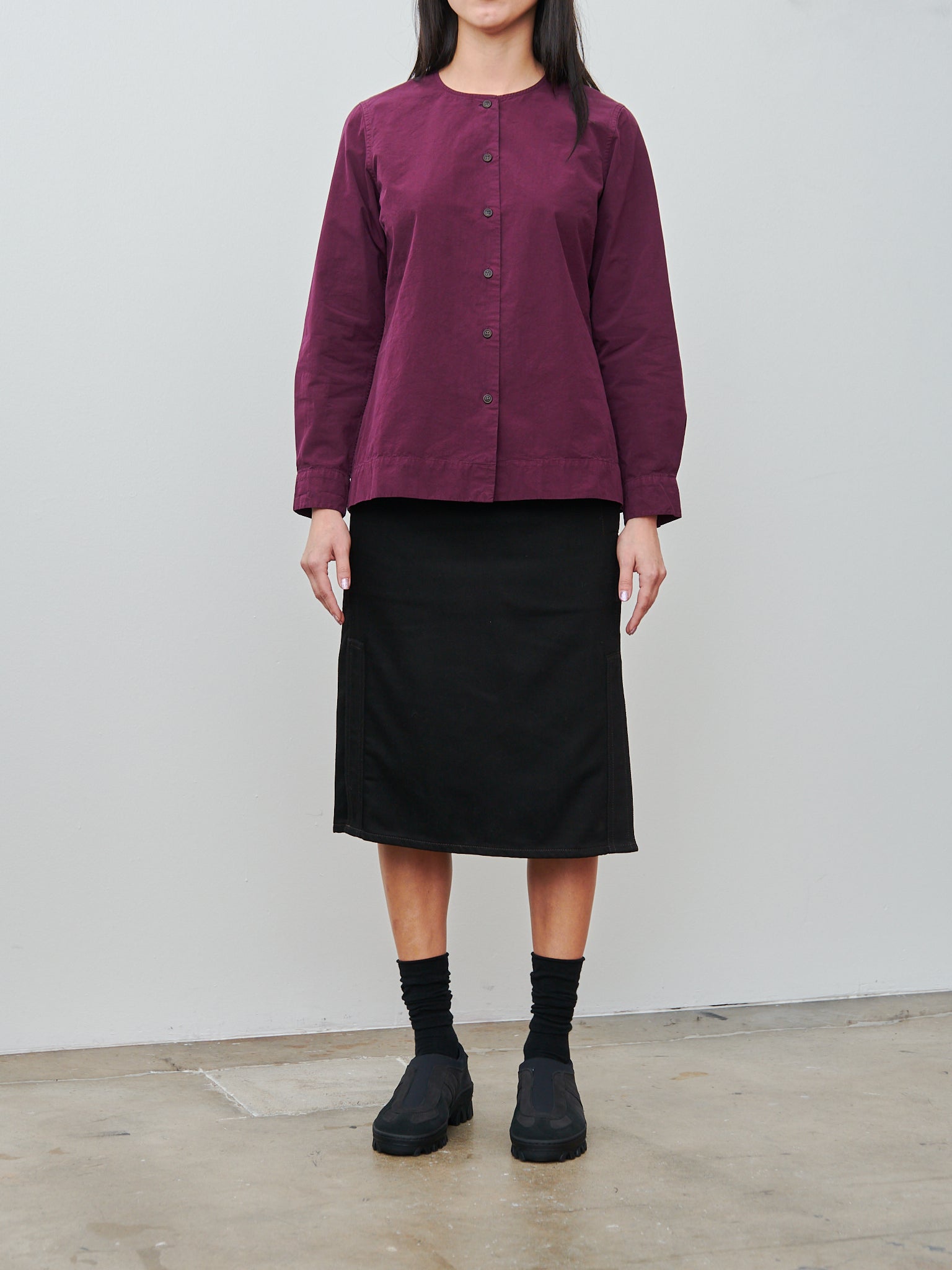 Namu Shop - Casey Casey Verger Shirt - Blackberry