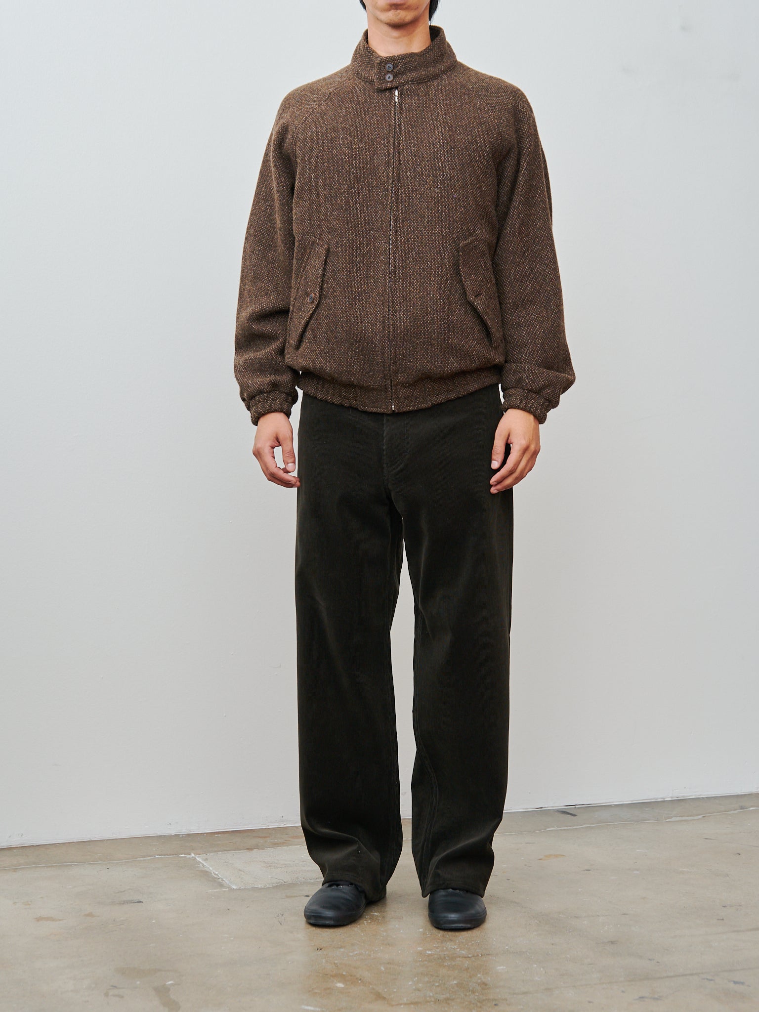 Namu Shop - Auralee Finx Corduroy Pants - Dark Brown