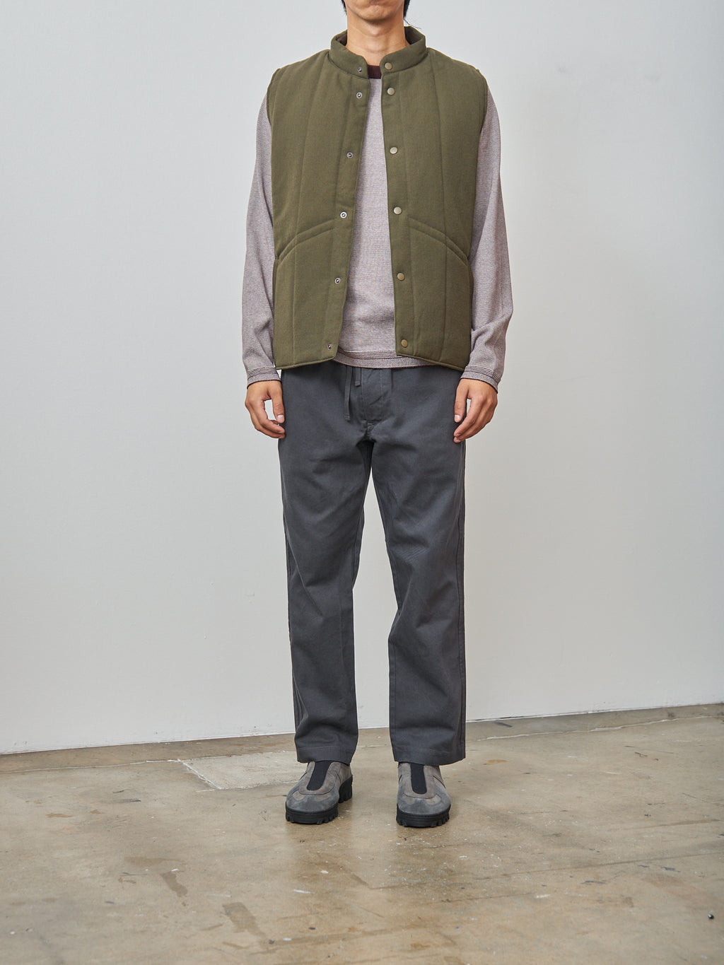 Namu Shop - Fujito Line Easy Pants - Charcoal