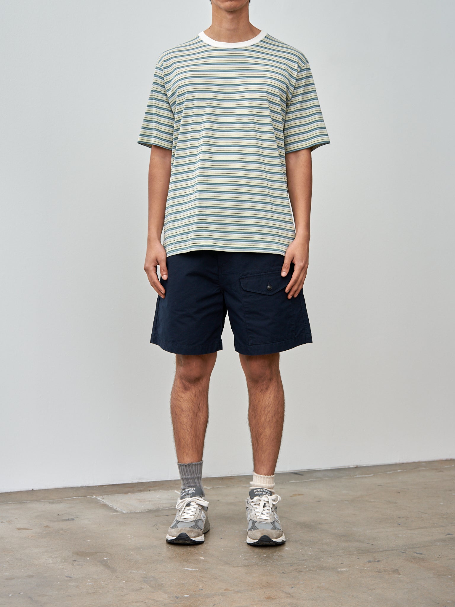 Namu Shop - Hatski British Army Short Trousers - Navy