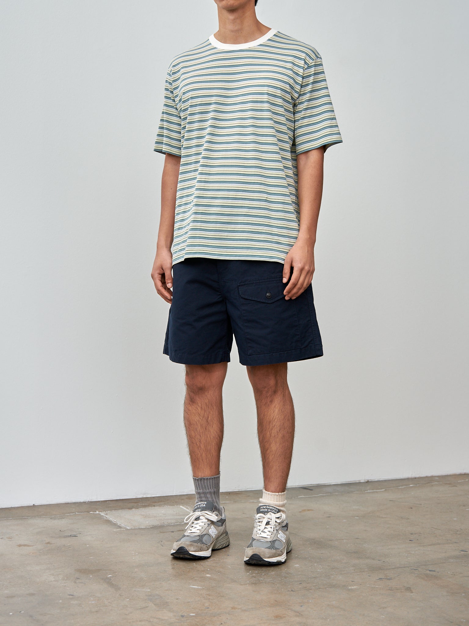 Namu Shop - Hatski British Army Short Trousers - Navy