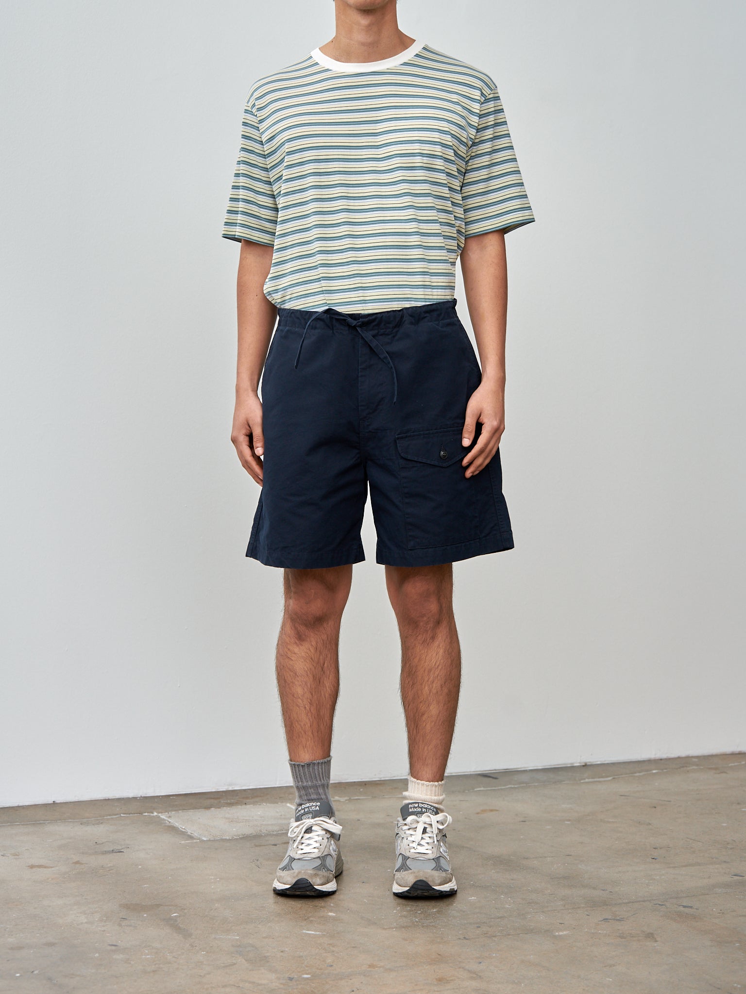 Namu Shop - Hatski British Army Short Trousers - Navy