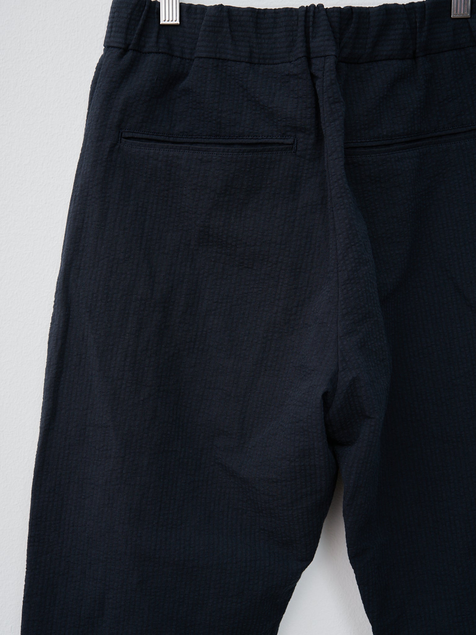 Namu Shop - Fujito Seersucker Easy Pants - Dark Navy