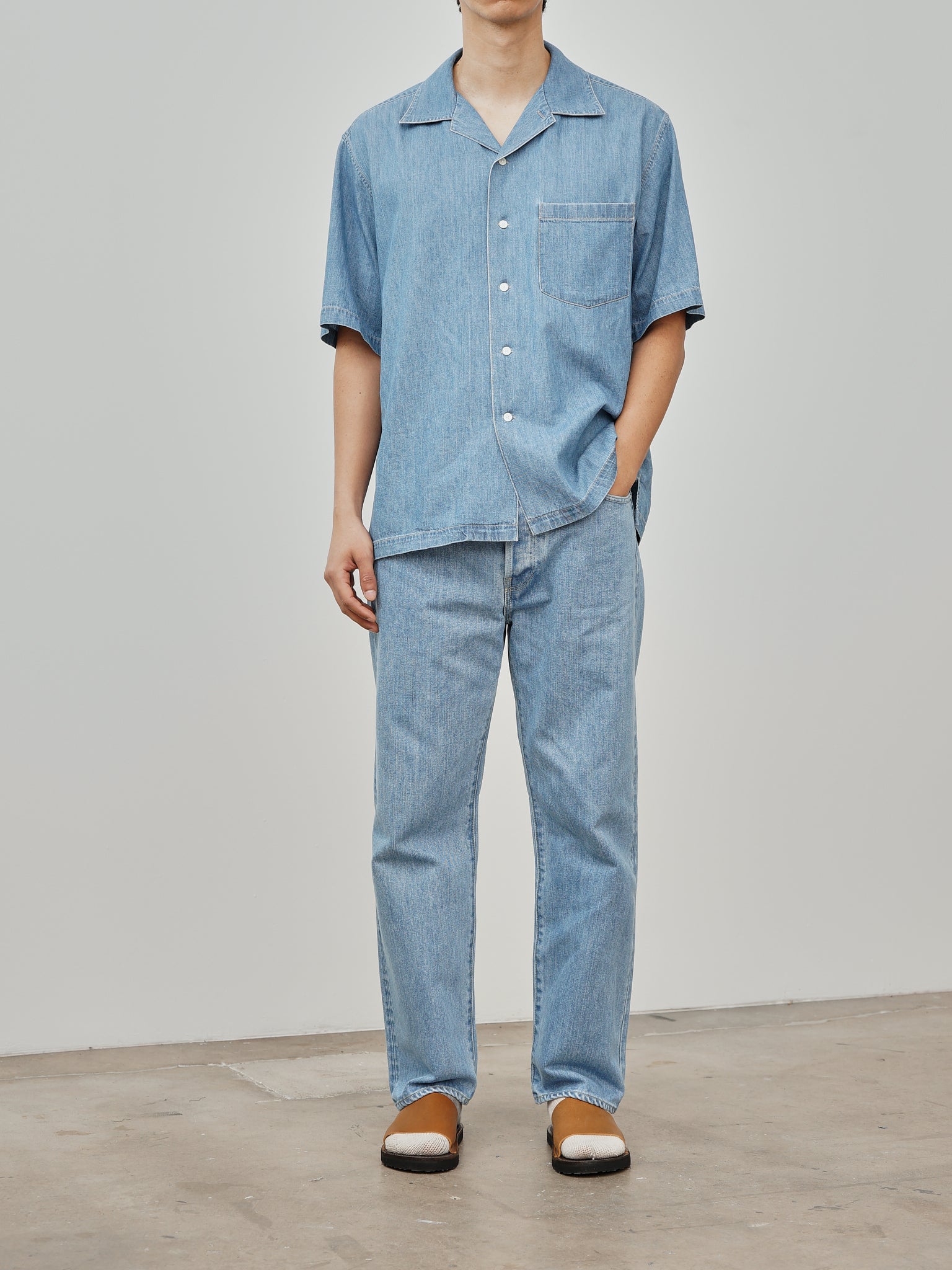 Namu Shop - Hatski Straight Denim - Ice Blue (restocked)
