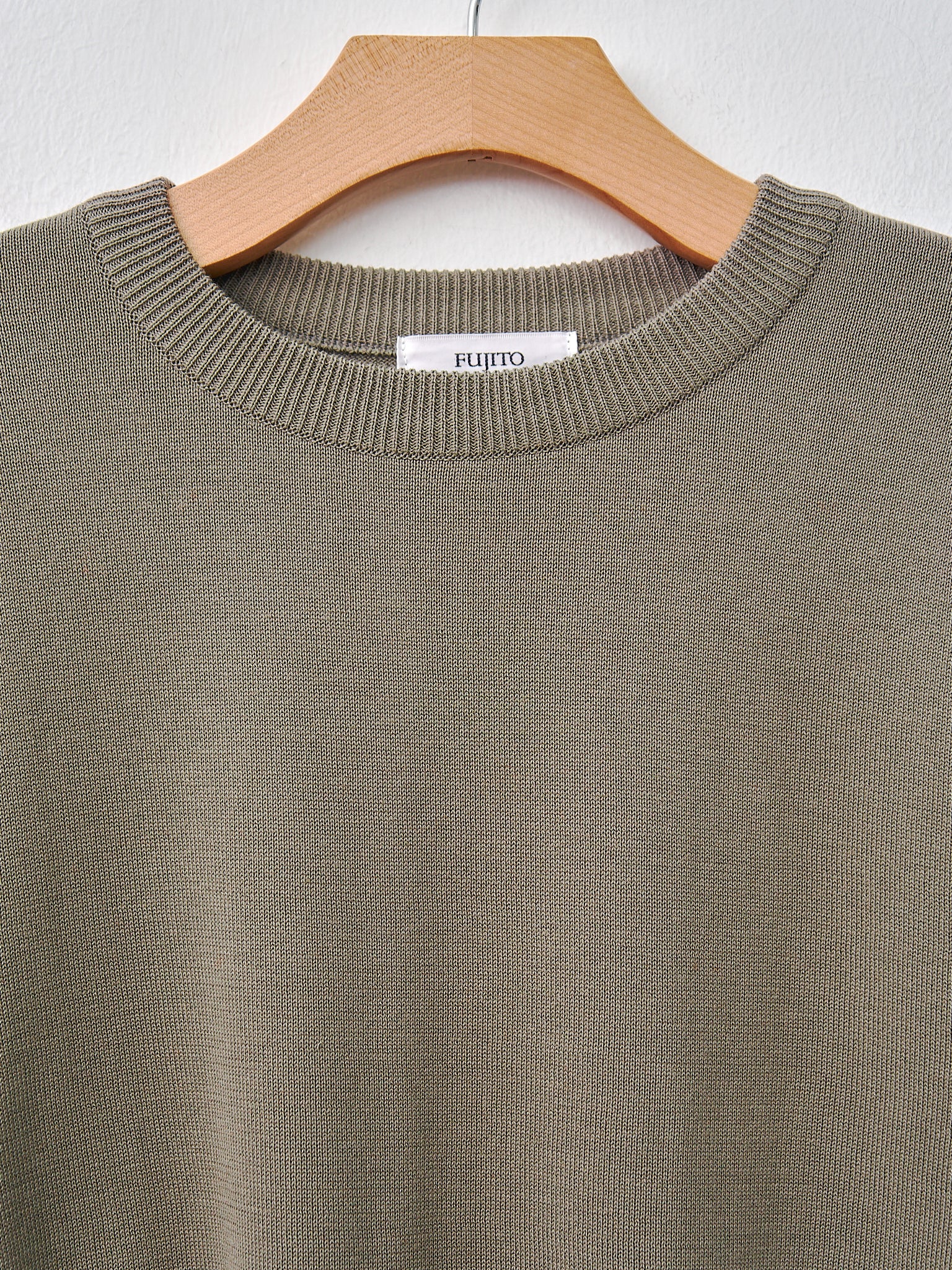 Namu Shop - Fujito L/S Knit T-Shirt - Gray
