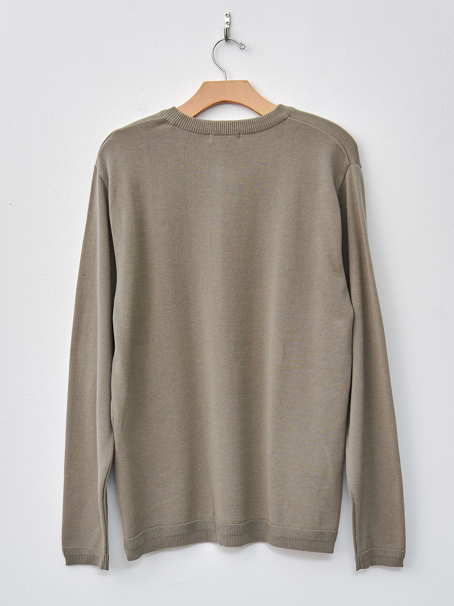 Namu Shop - Fujito L/S Knit T-Shirt - Gray