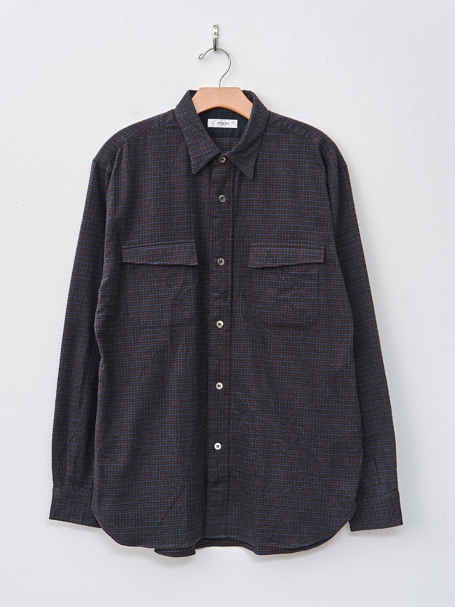 Namu Shop - Fujito Hike Shirt - Brown Check