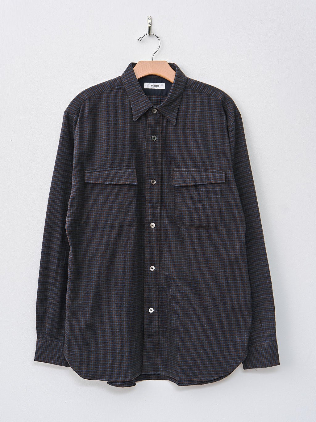 Namu Shop - Fujito Hike Shirt - Brown Check