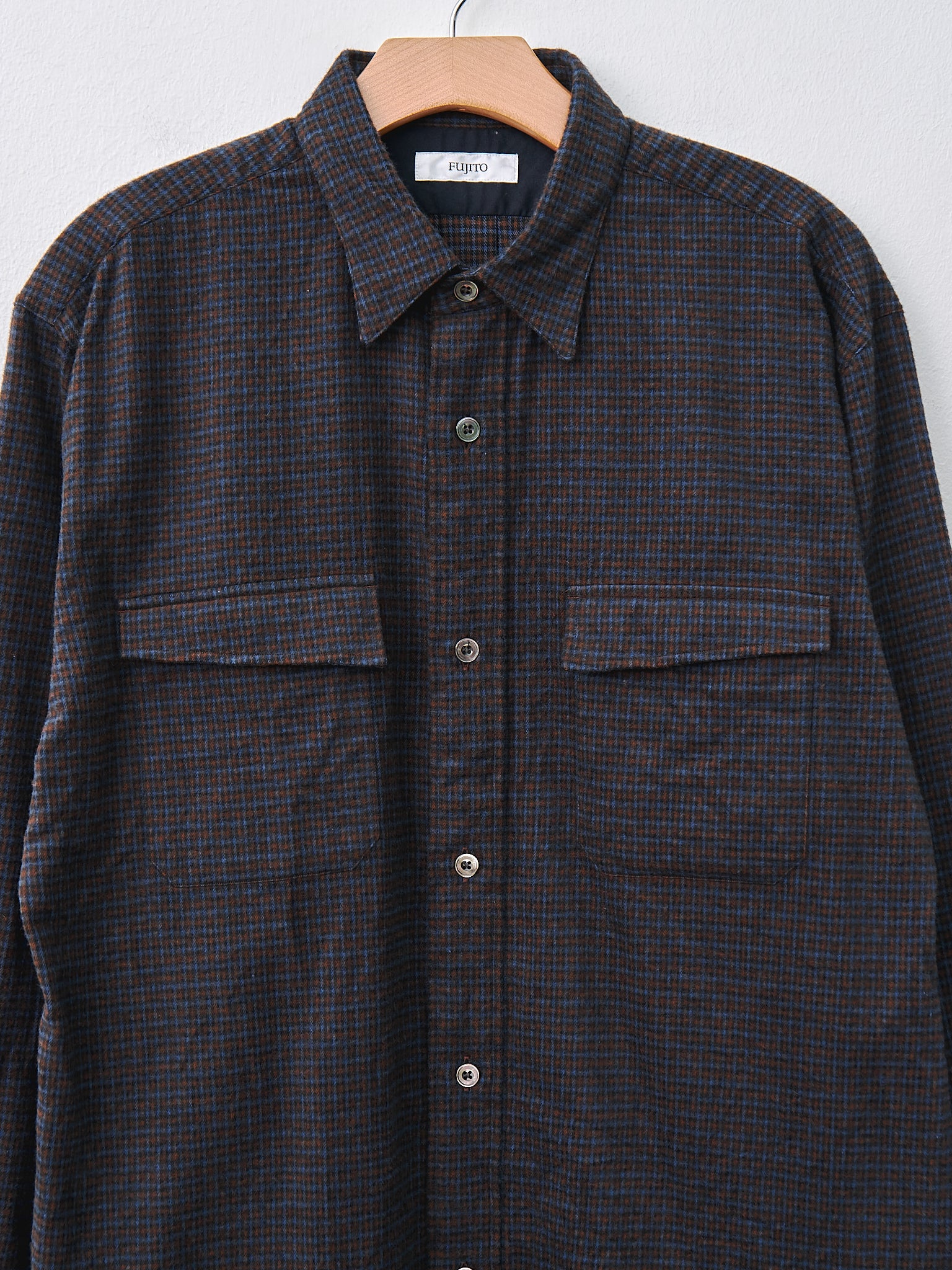 Namu Shop - Fujito Hike Shirt - Brown Check
