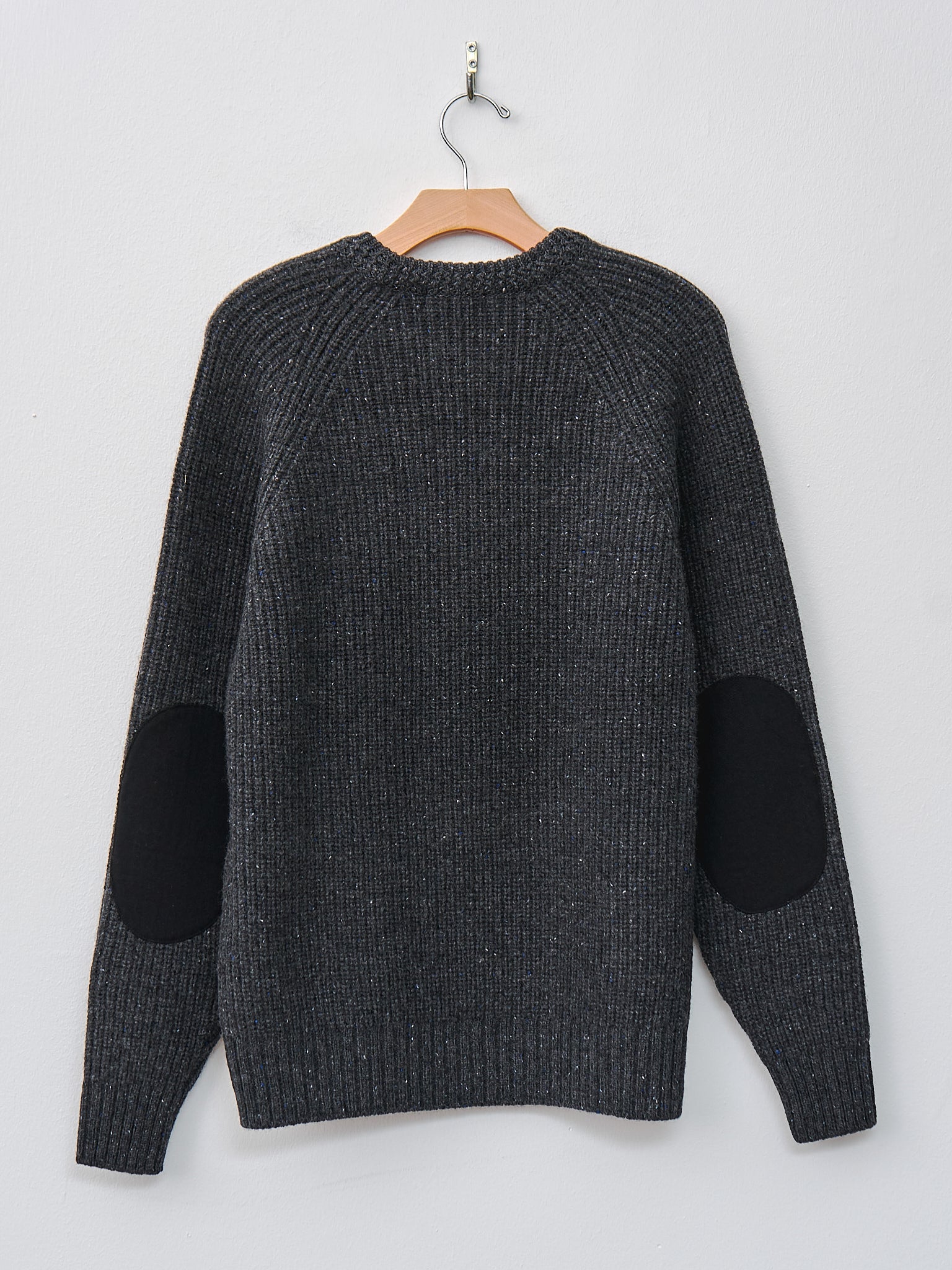 Namu Shop - Fujito Rib Knit Sweater - Charcoal
