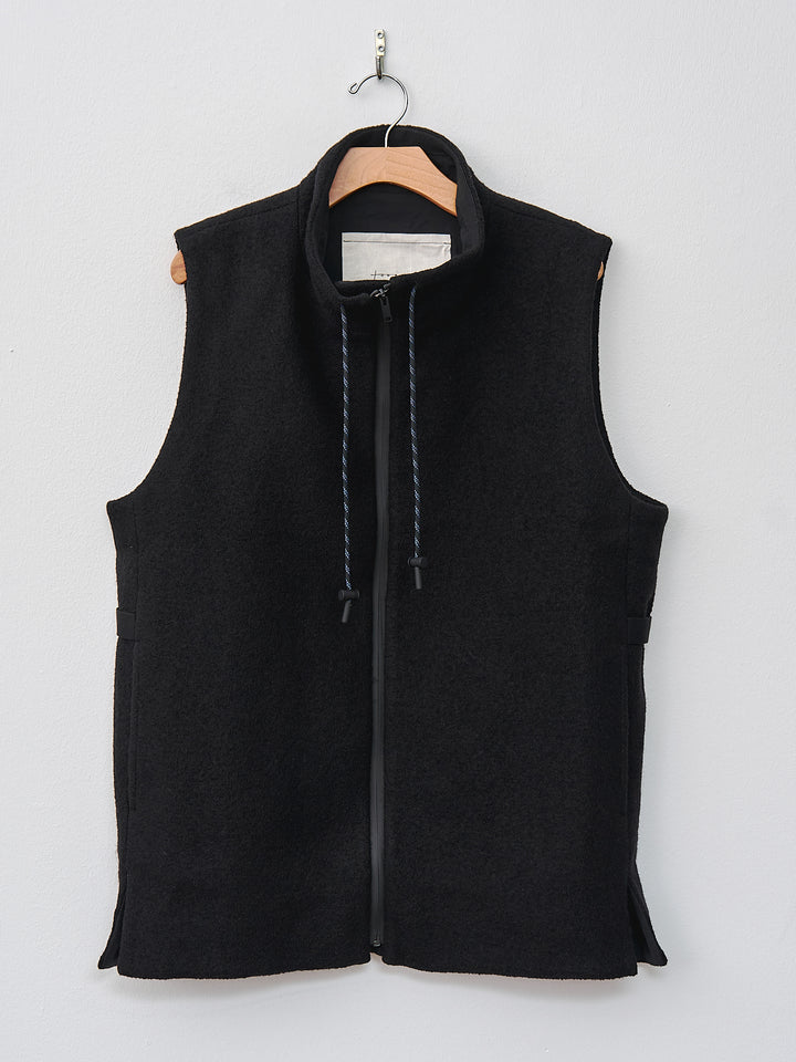 Namu Shop - Toogood The Wayfinder Gilet - Wool Fleece Flint