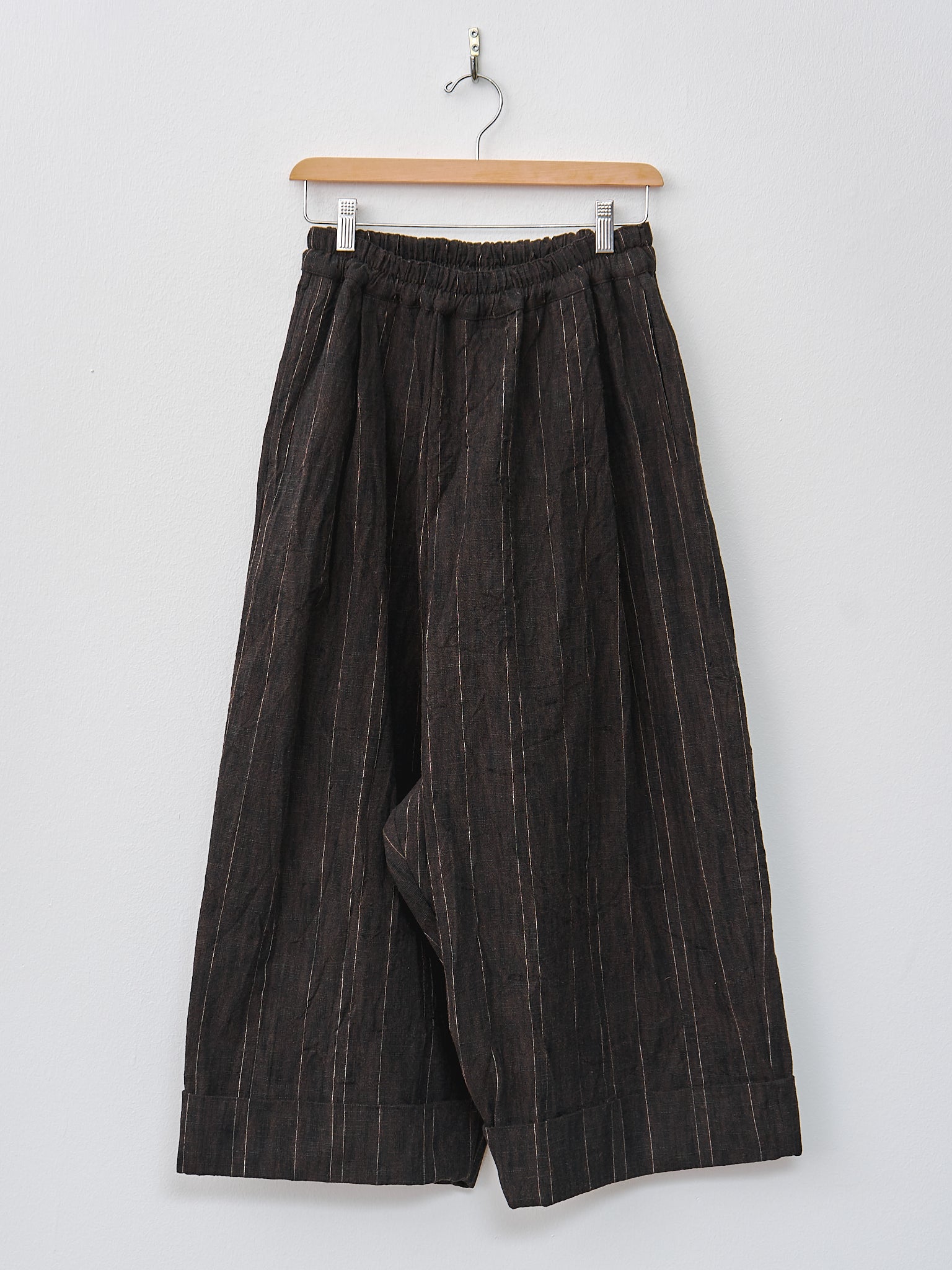 Namu Shop - Toogood The Baker Trouser - Crumbled Stripe Walnut