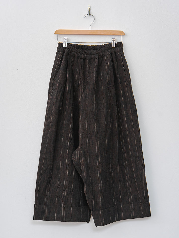 Namu Shop - Toogood The Baker Trouser - Crumbled Stripe Walnut