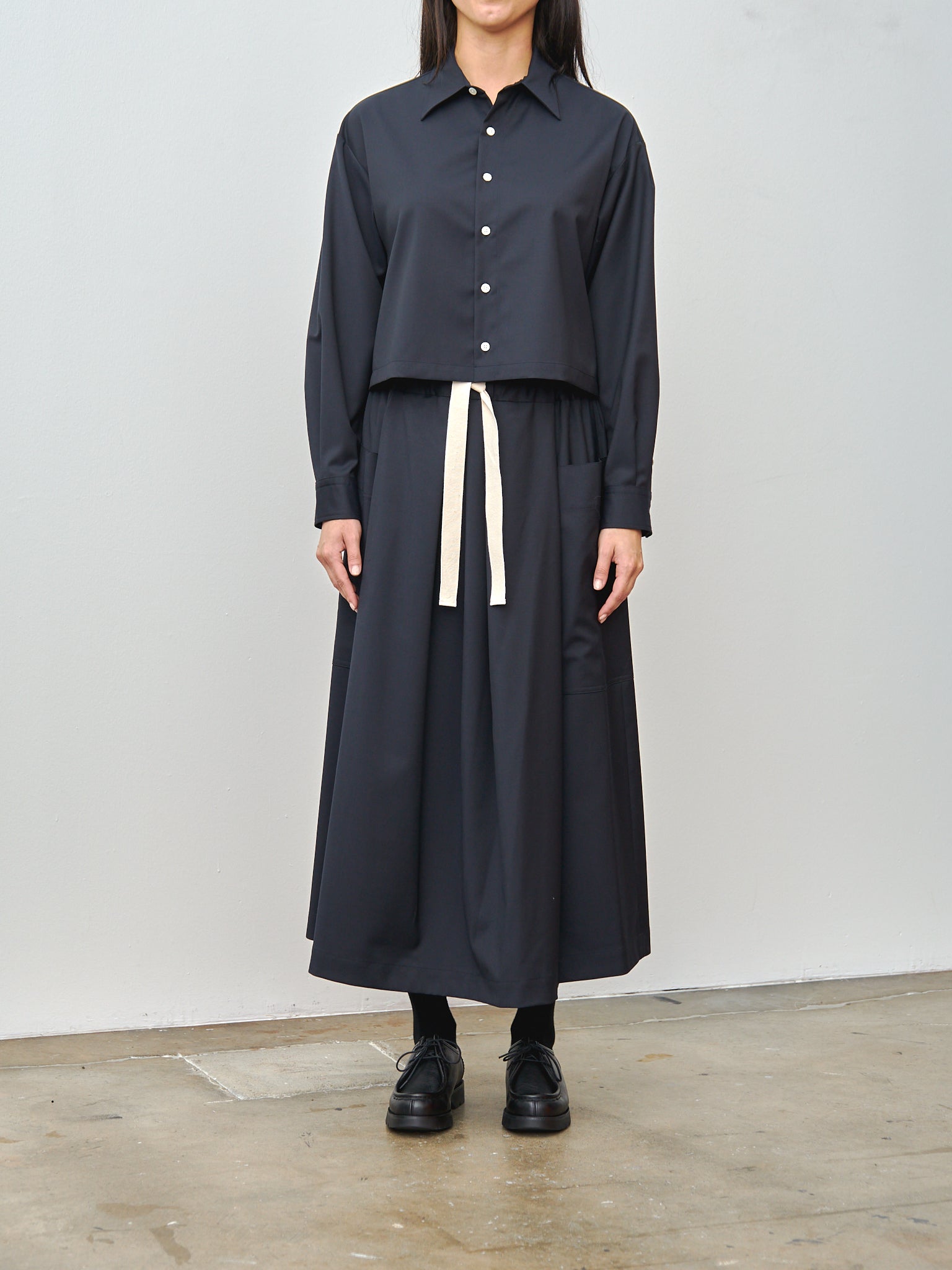 Namu Shop - Nicholson & Nicholson Sara Shirt - Navy