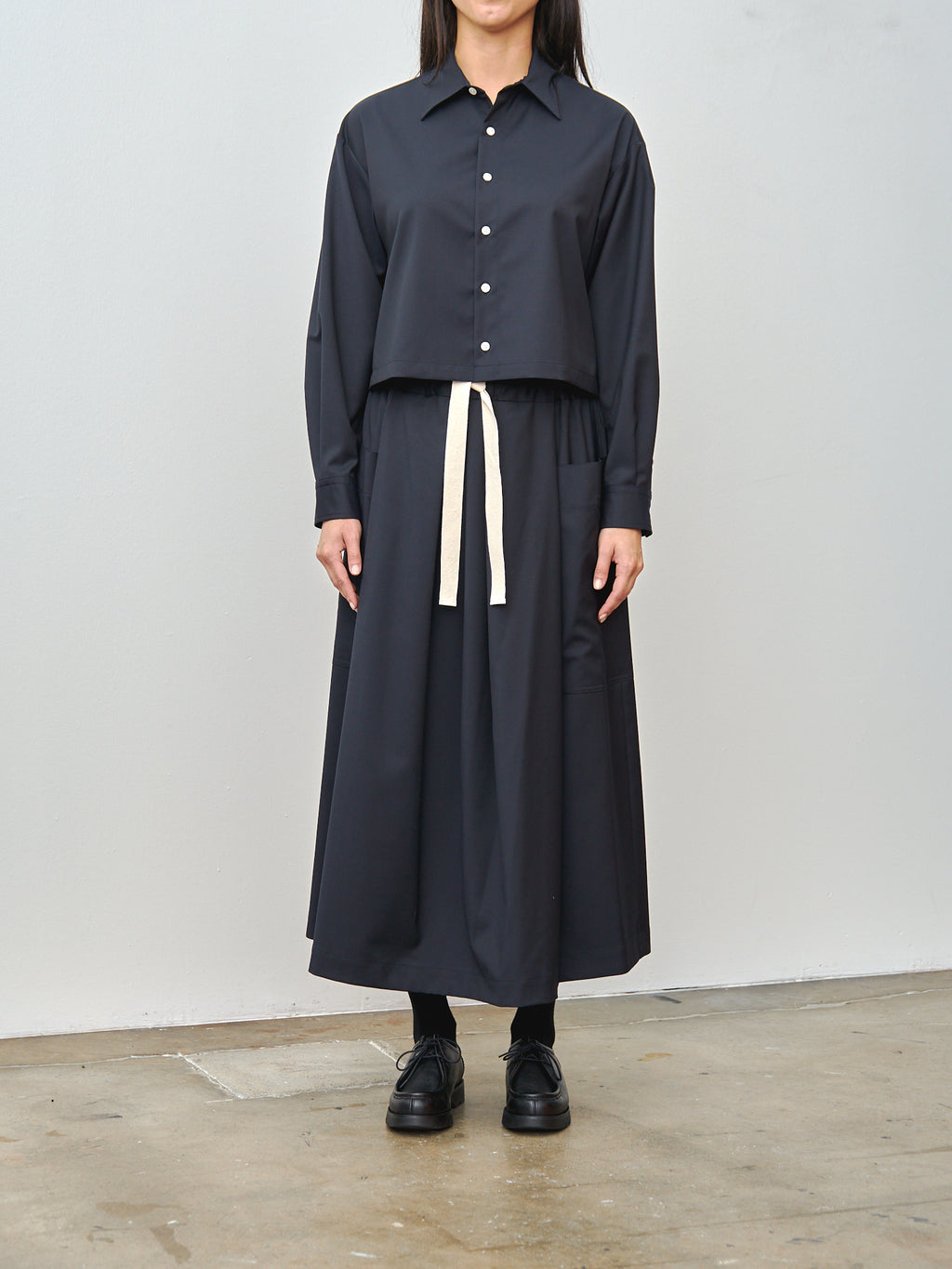 Namu Shop - Nicholson & Nicholson Sara Shirt - Navy