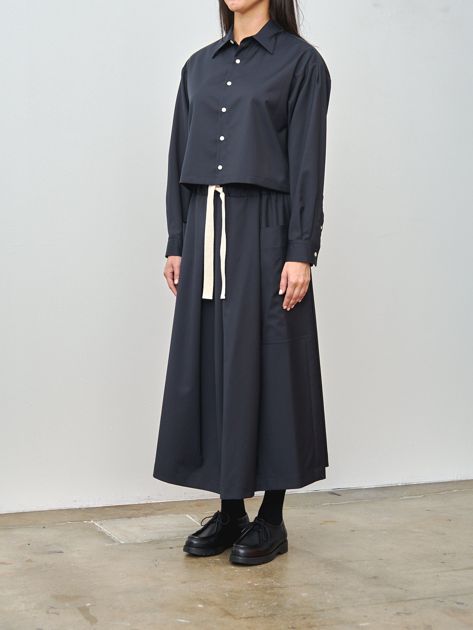 Namu Shop - Nicholson & Nicholson Sara Shirt - Navy