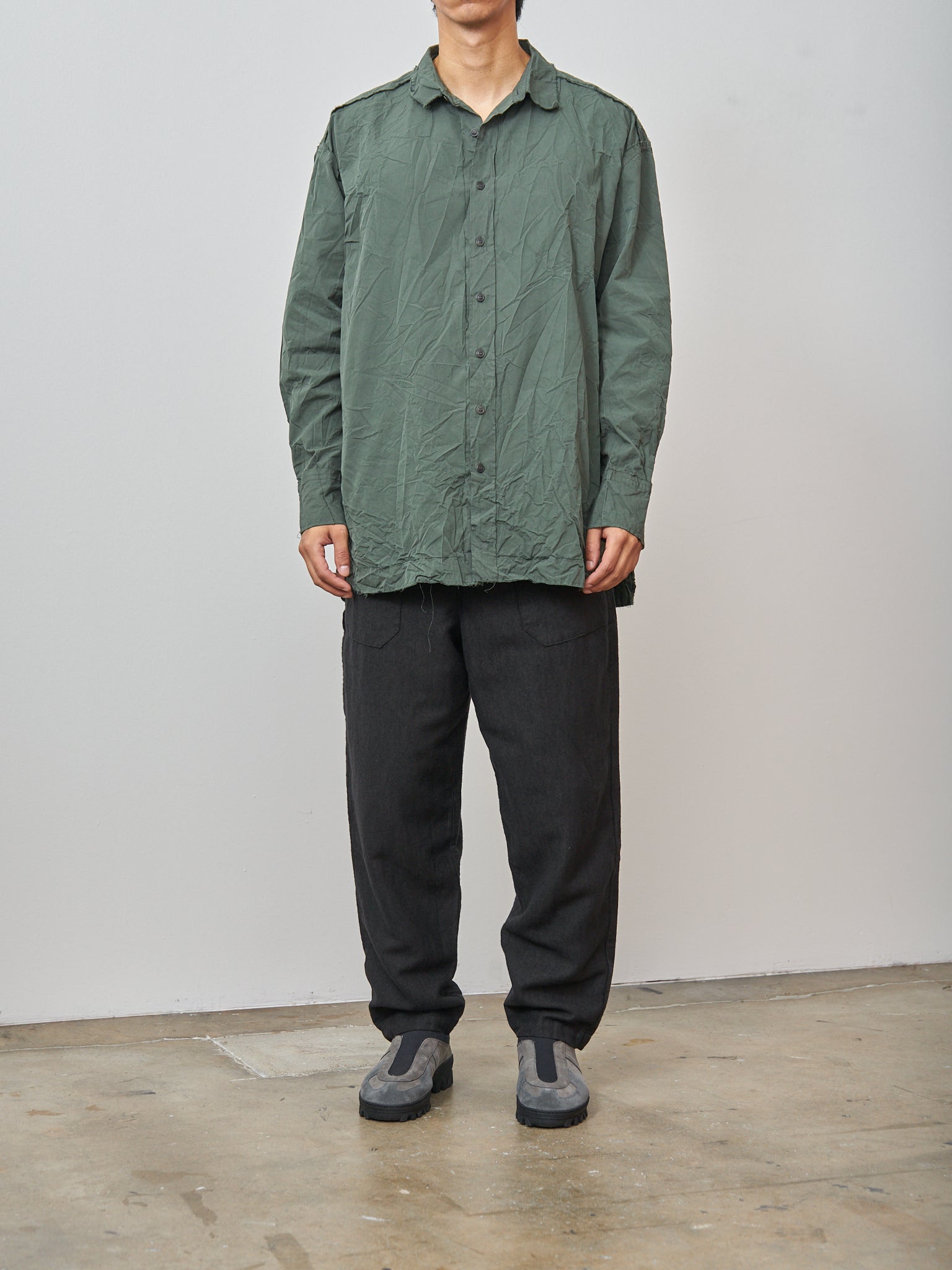 Namu Shop - Casey Casey Hamnet Shirt - Dark Khaki