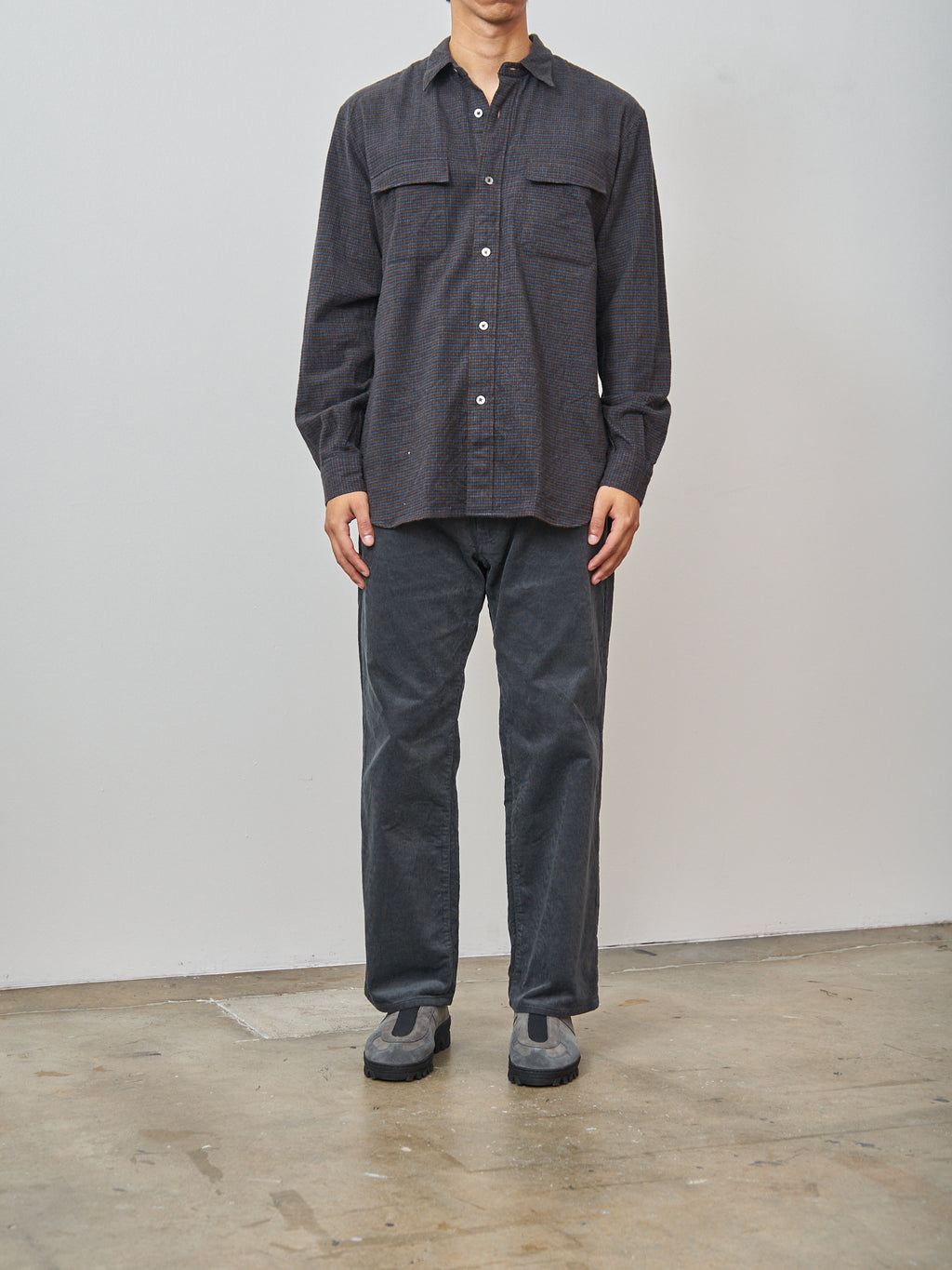 Namu Shop - Fujito Hike Shirt - Brown Check