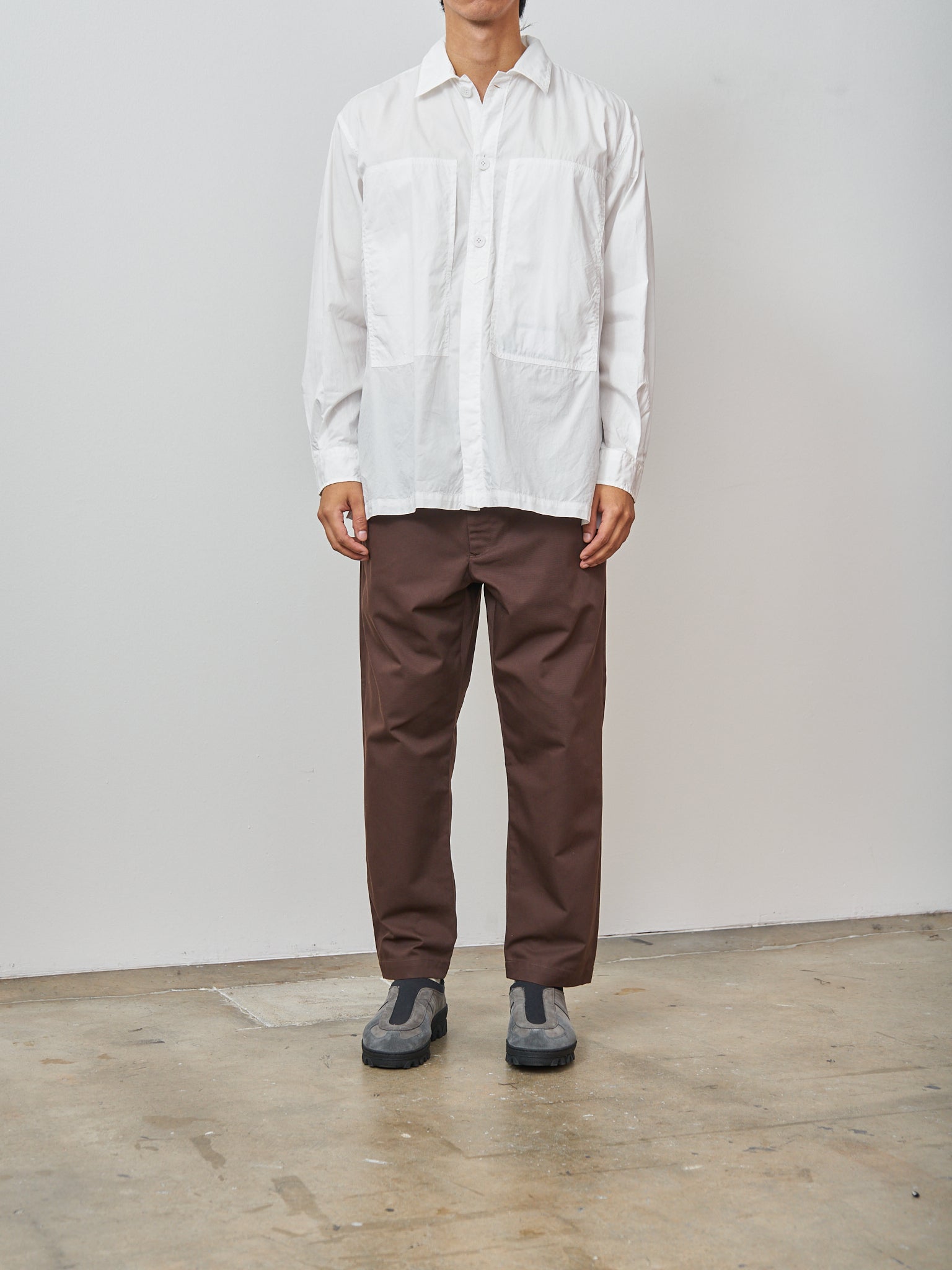 Namu Shop - Fujito Easy Pants - Brown