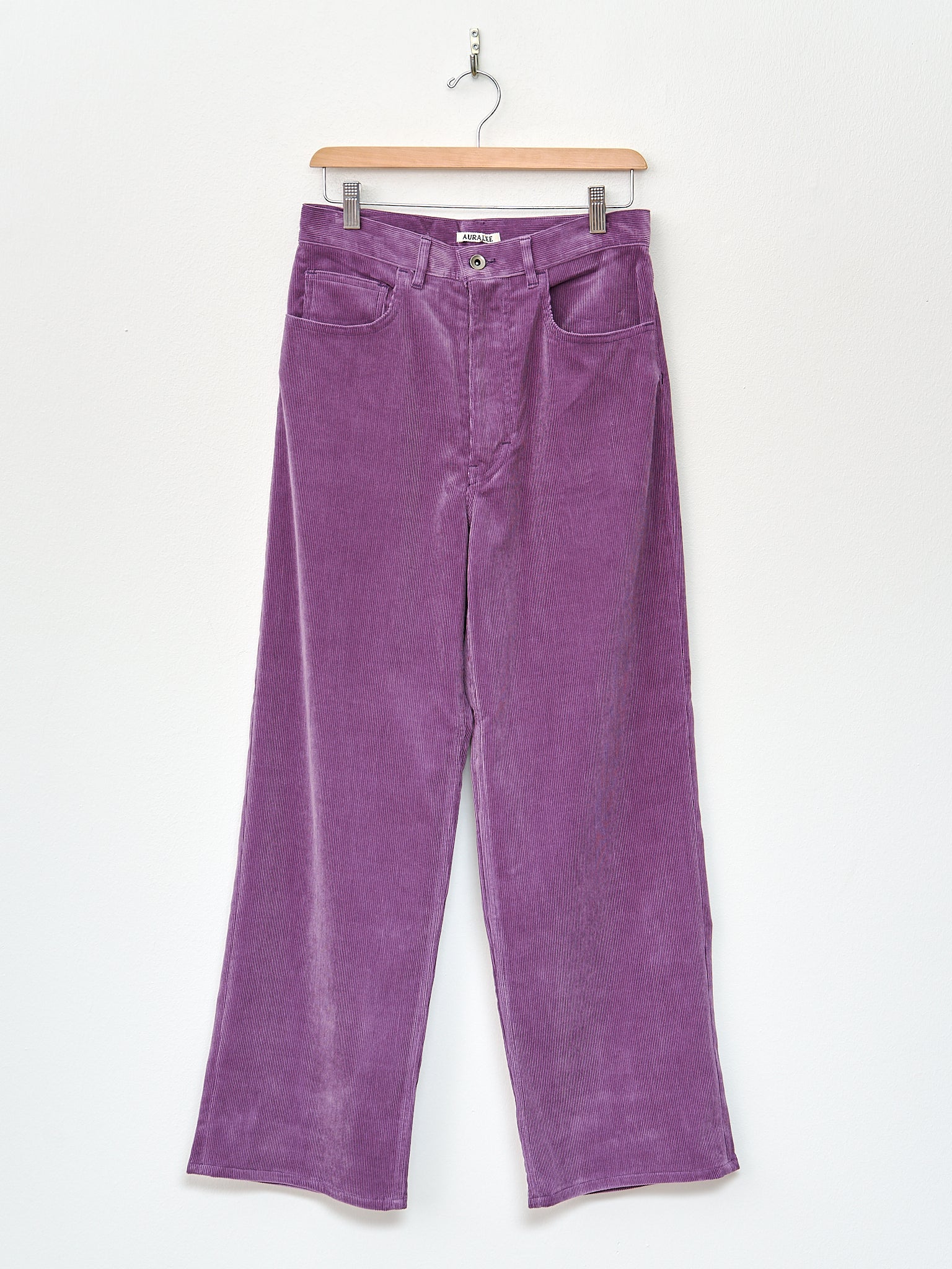 Namu Shop - Auralee Finx Corduroy Pants - Purple