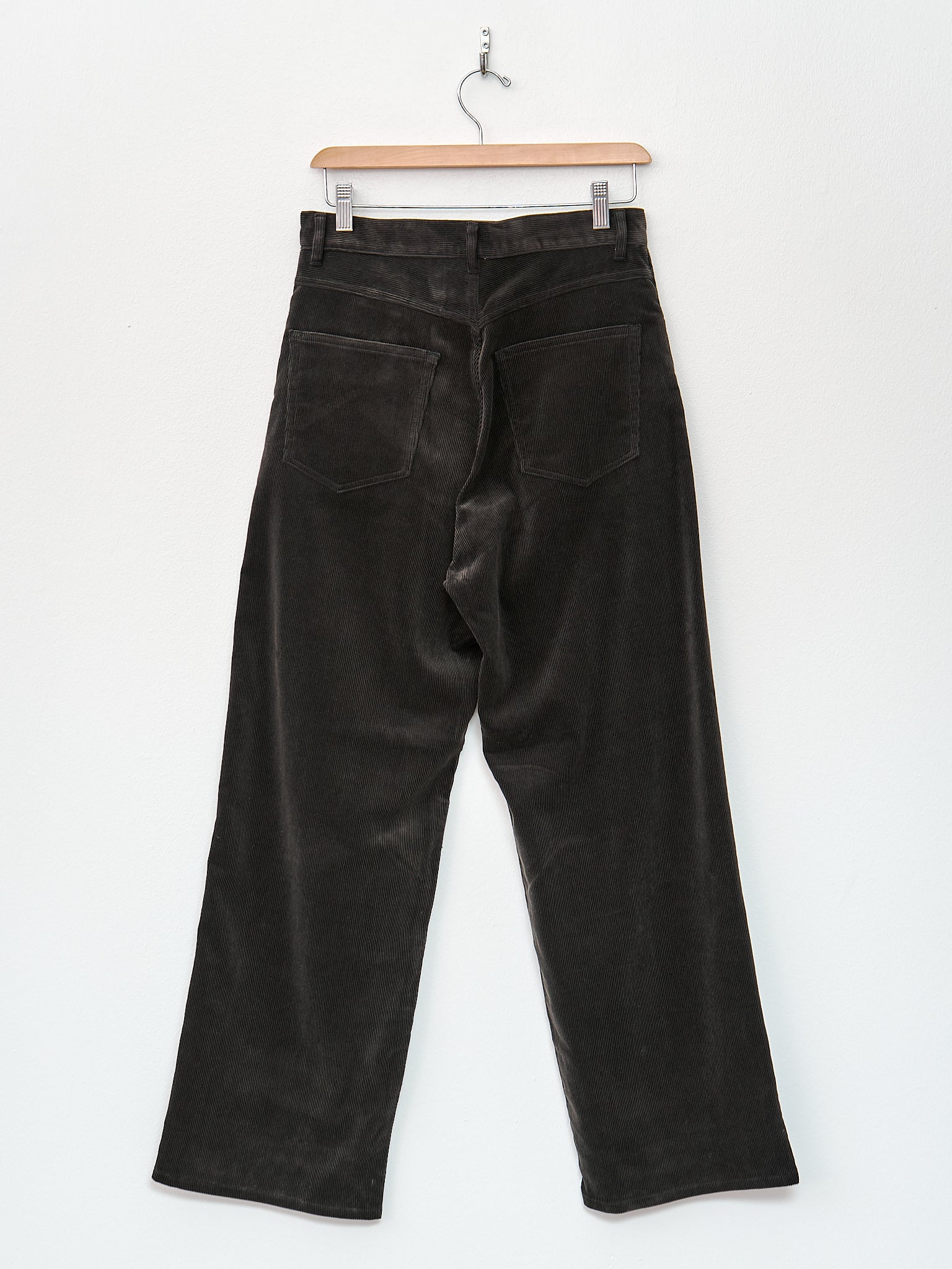 Namu Shop - Auralee Finx Corduroy Pants - Dark Brown