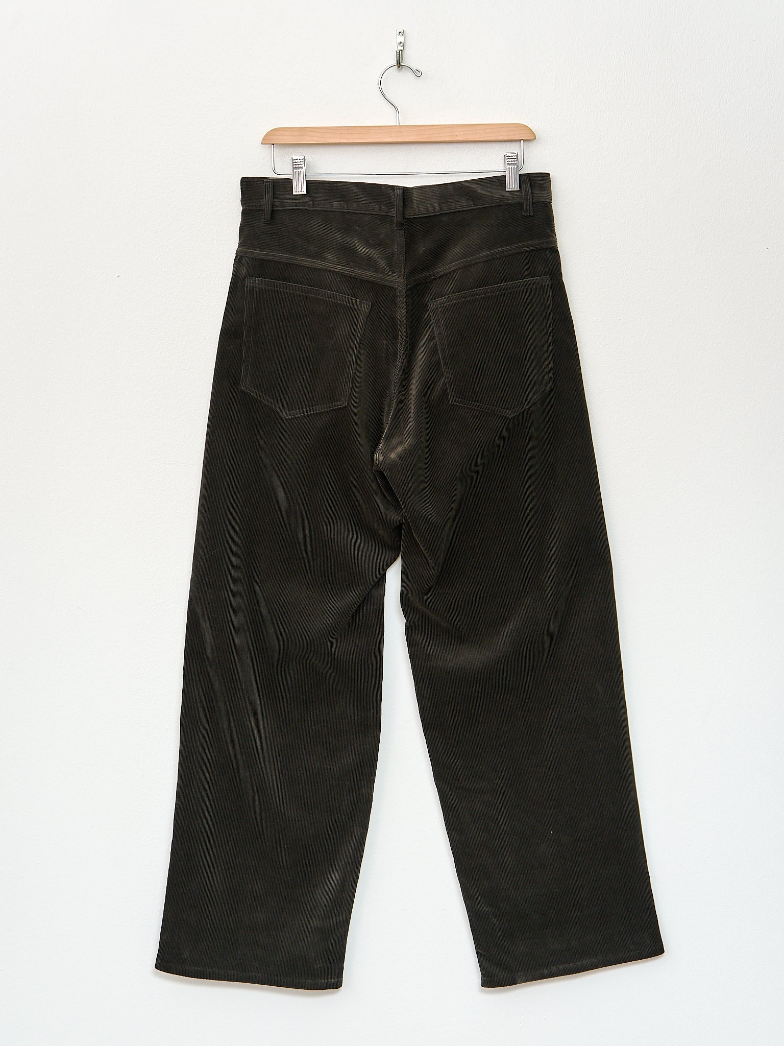 Namu Shop - Auralee Finx Corduroy Pants - Dark Brown