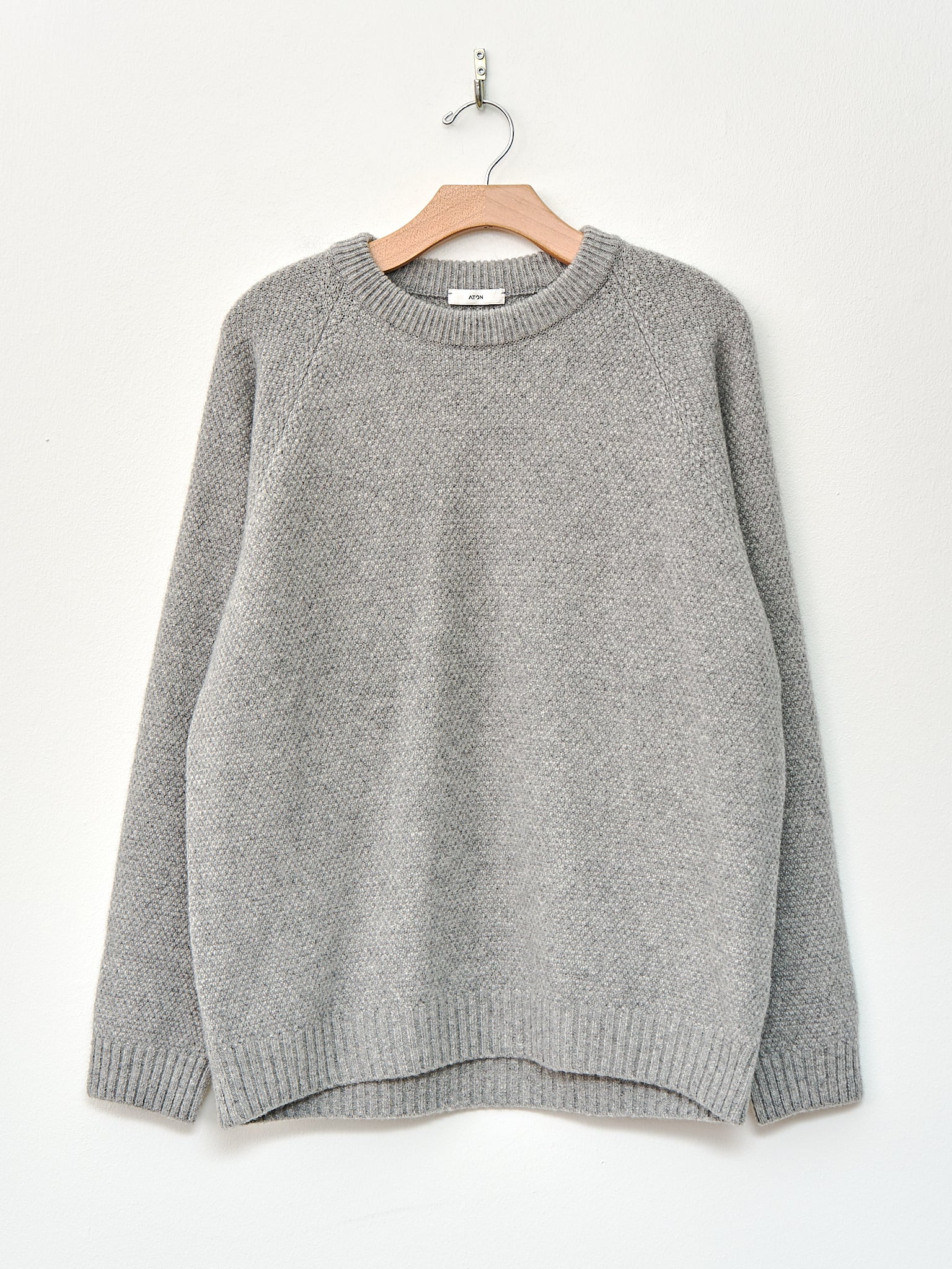 Namu Shop - Aton Lambswool Crewneck Sweater - Gray