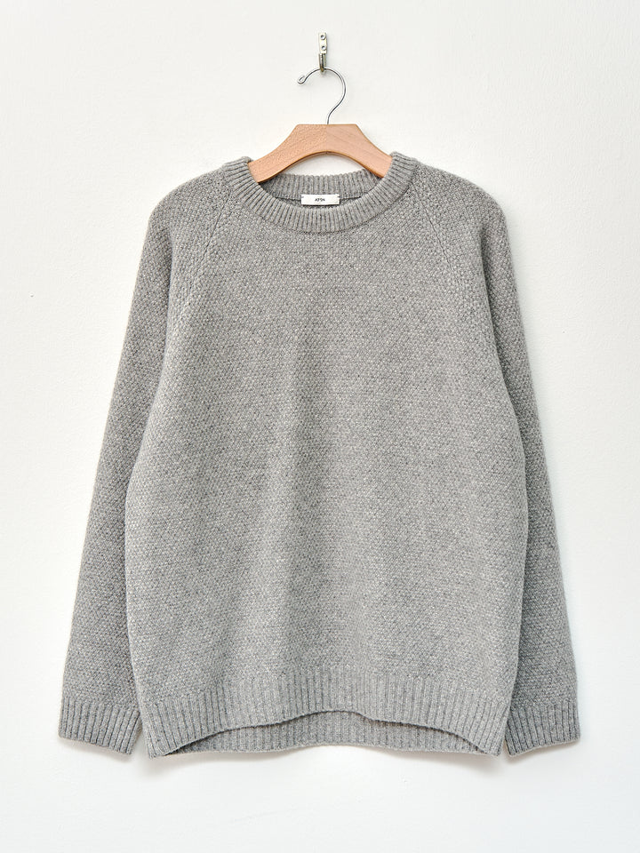 Namu Shop - Aton Lambswool Crewneck Sweater - Gray