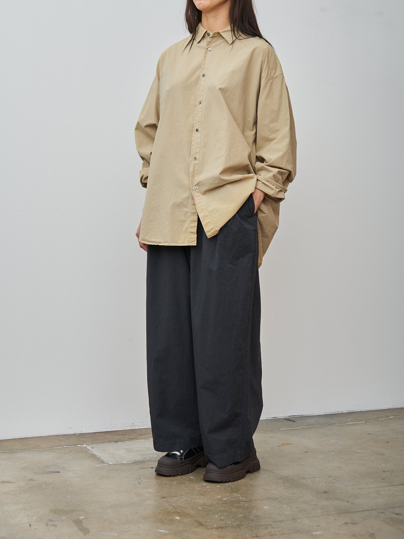 Namu Shop - Veritecoeur Unisex Shirt - Beige