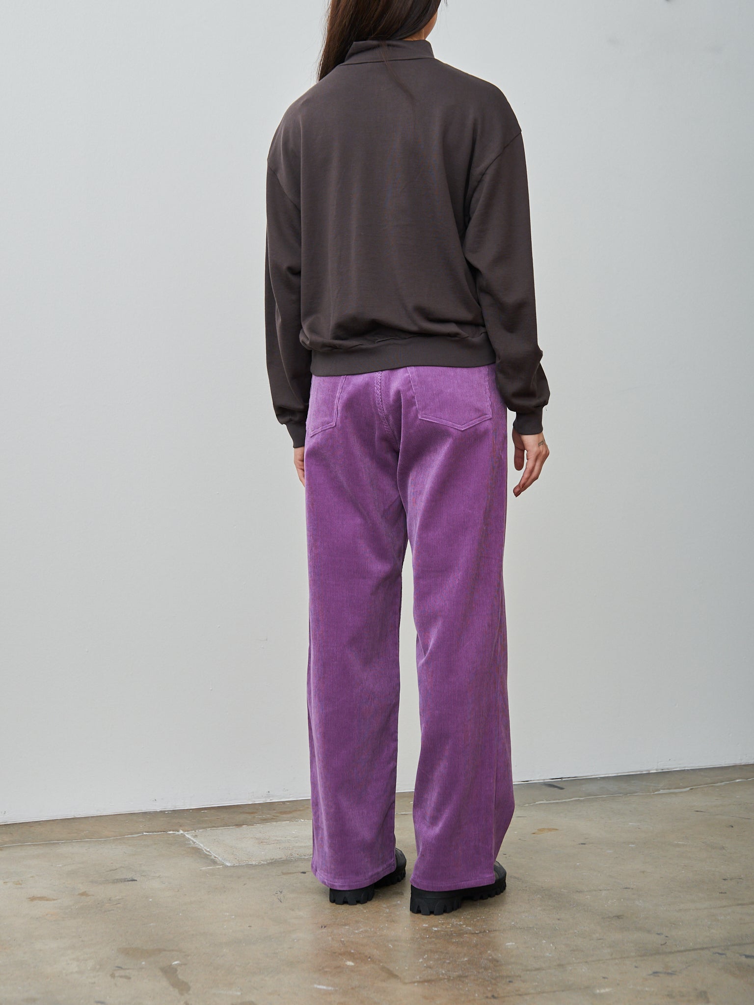 Namu Shop - Auralee Finx Corduroy Pants - Purple