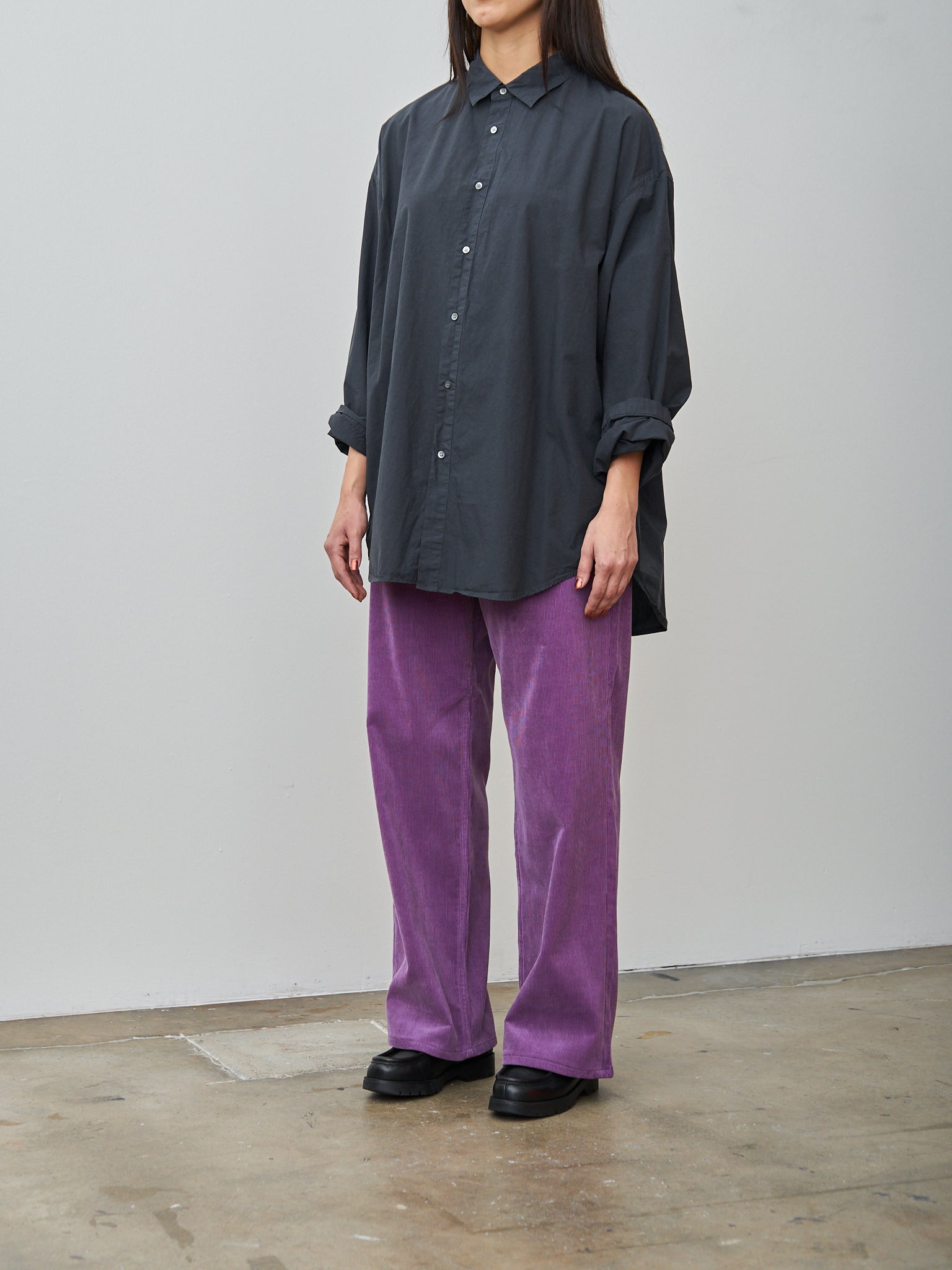 Namu Shop - Veritecoeur Unisex Shirt - Sumikuro (Charcoal)