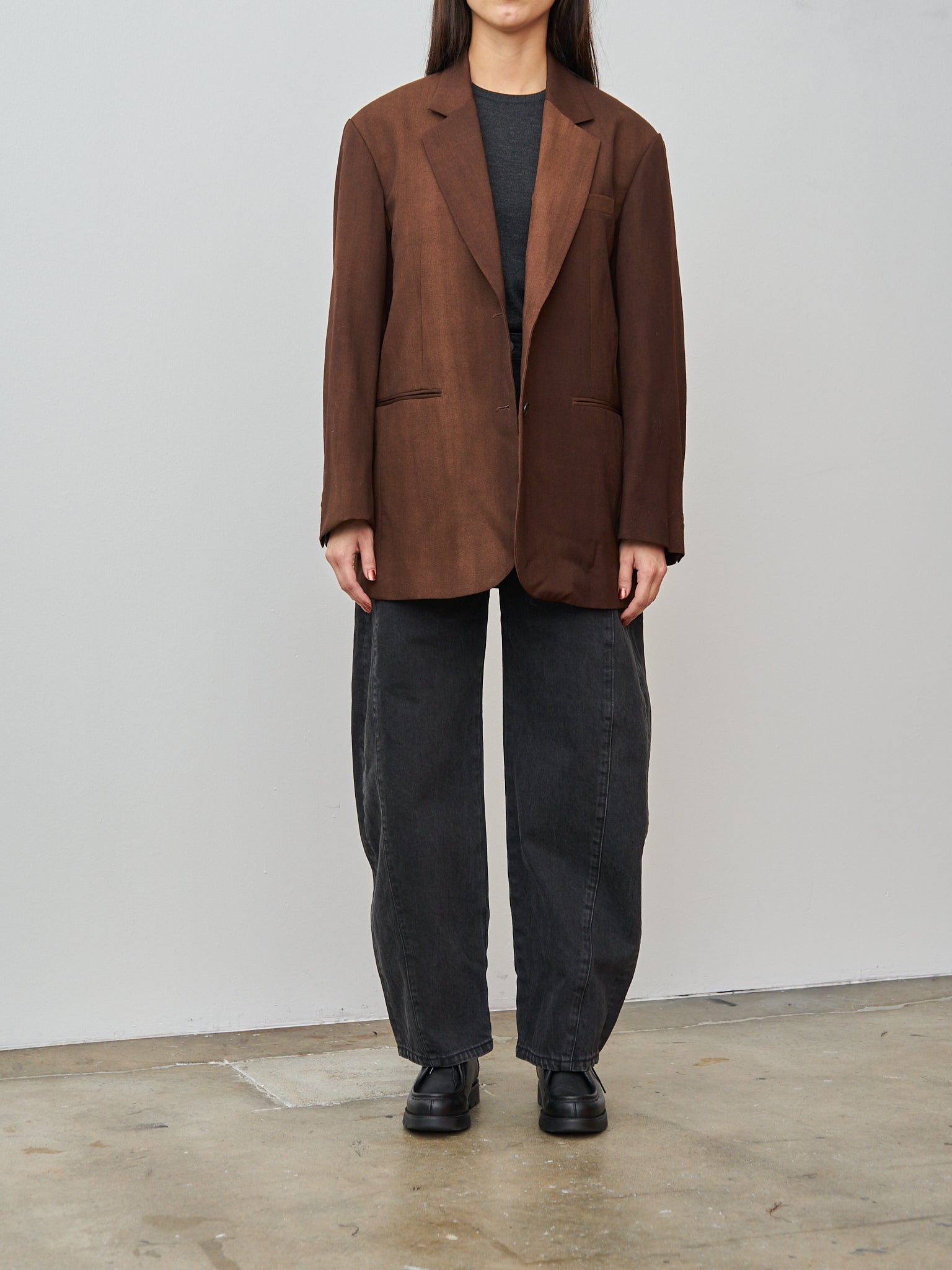 Namu Shop - Sayaka Davis Two Button Blazer - Cinnamon