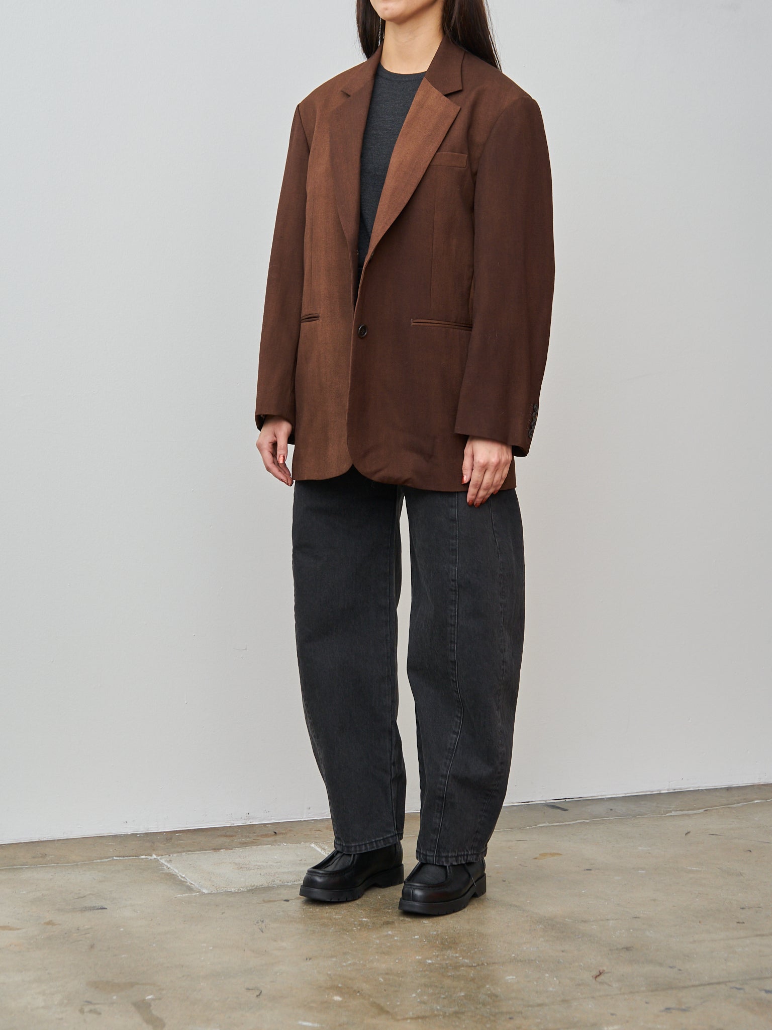 Namu Shop - Sayaka Davis Two Button Blazer - Cinnamon