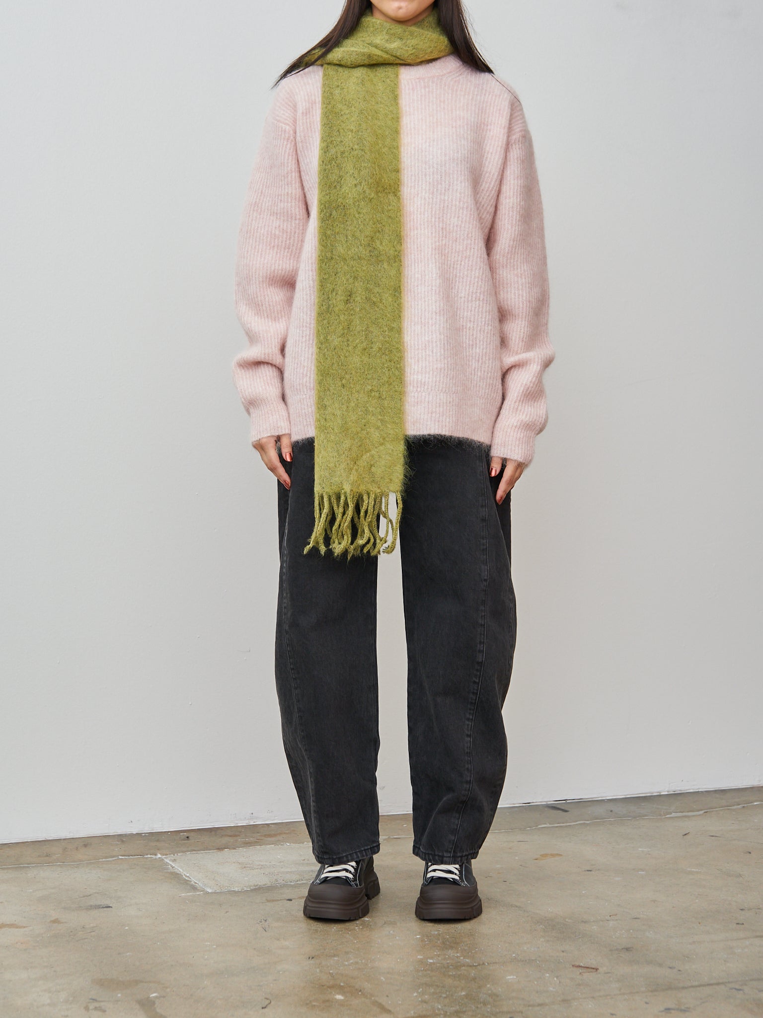 Namu Shop - Sayaka Davis Brushed Mohair Scarf - Matcha